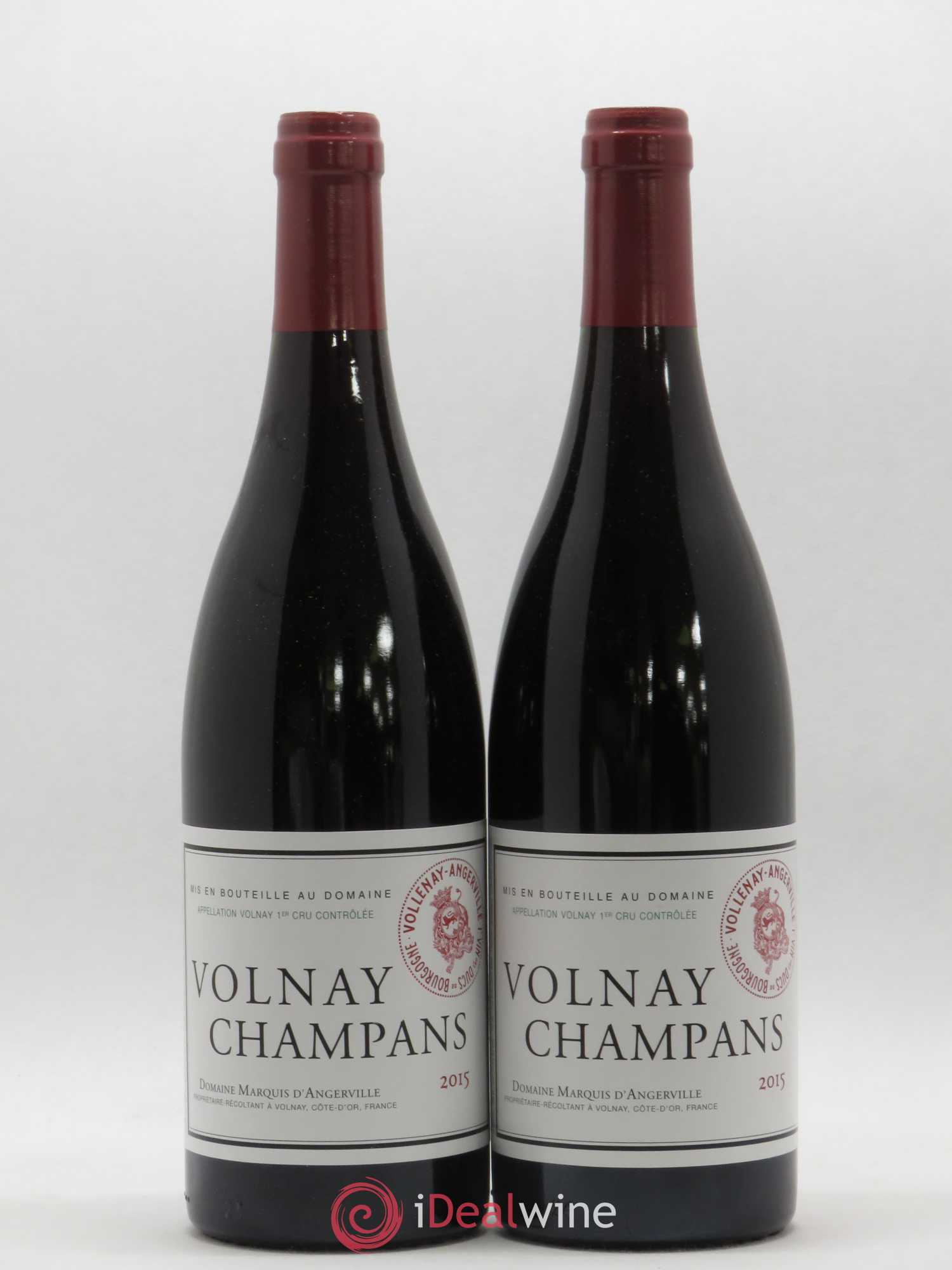 Volnay 1er Cru Champans Marquis d'Angerville (Domaine) 2015 - Lot de 2 bouteilles - 0