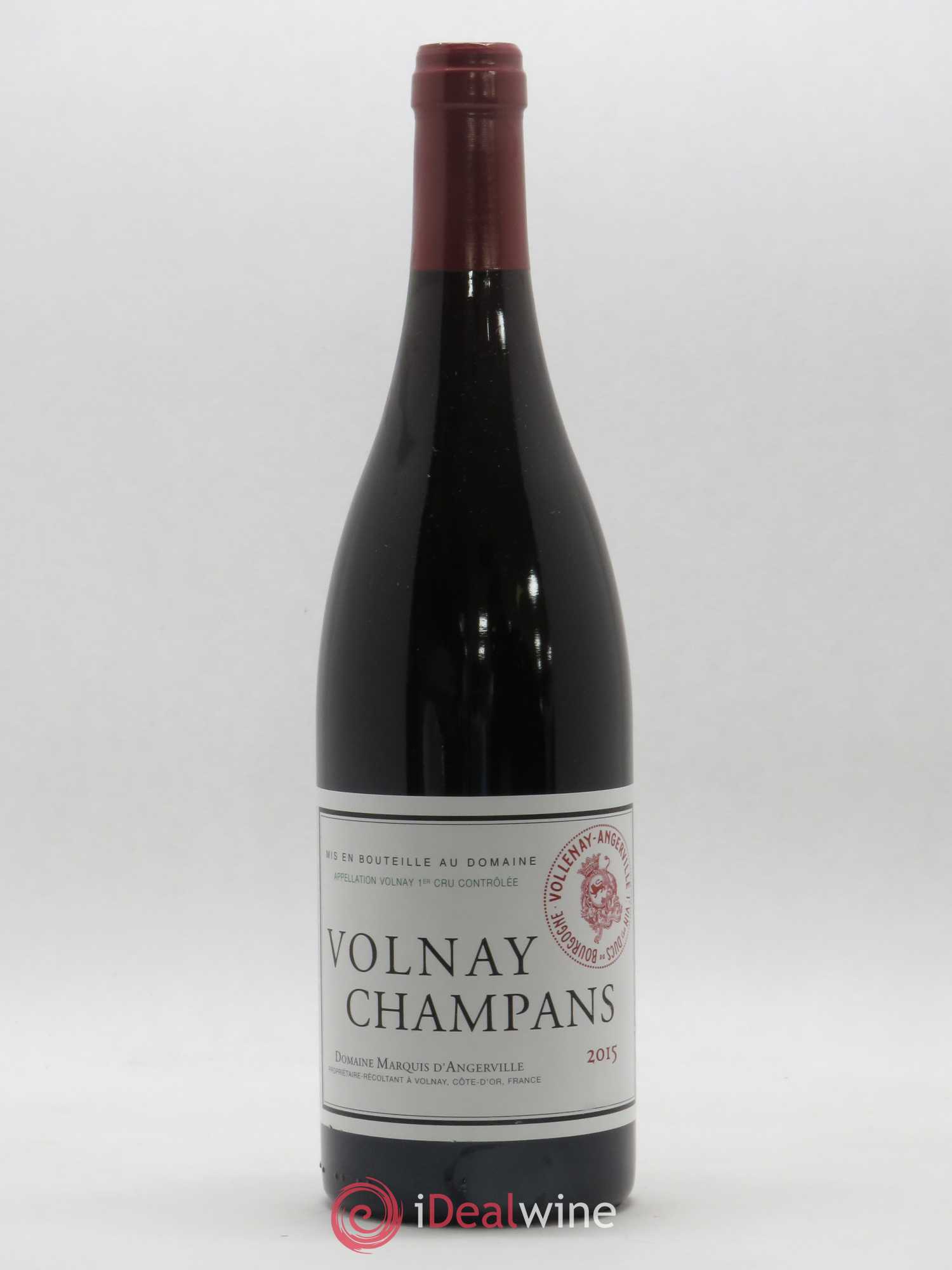 Volnay 1er Cru Champans Marquis d'Angerville (Domaine) 2015 - Lot de 1 bouteille - 0