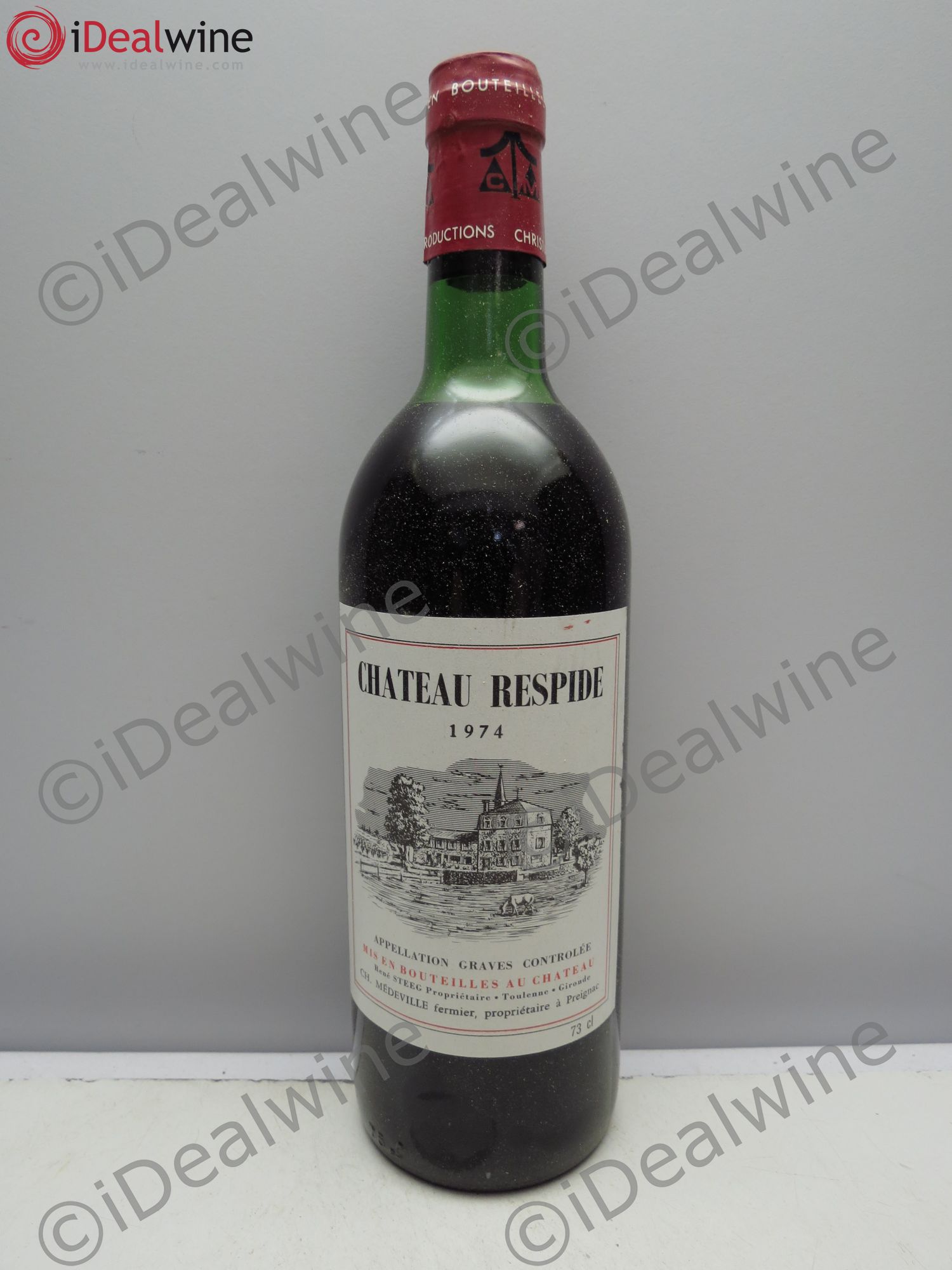 Château Respide Médeville 1974 - Lot de 1 bouteille - 0