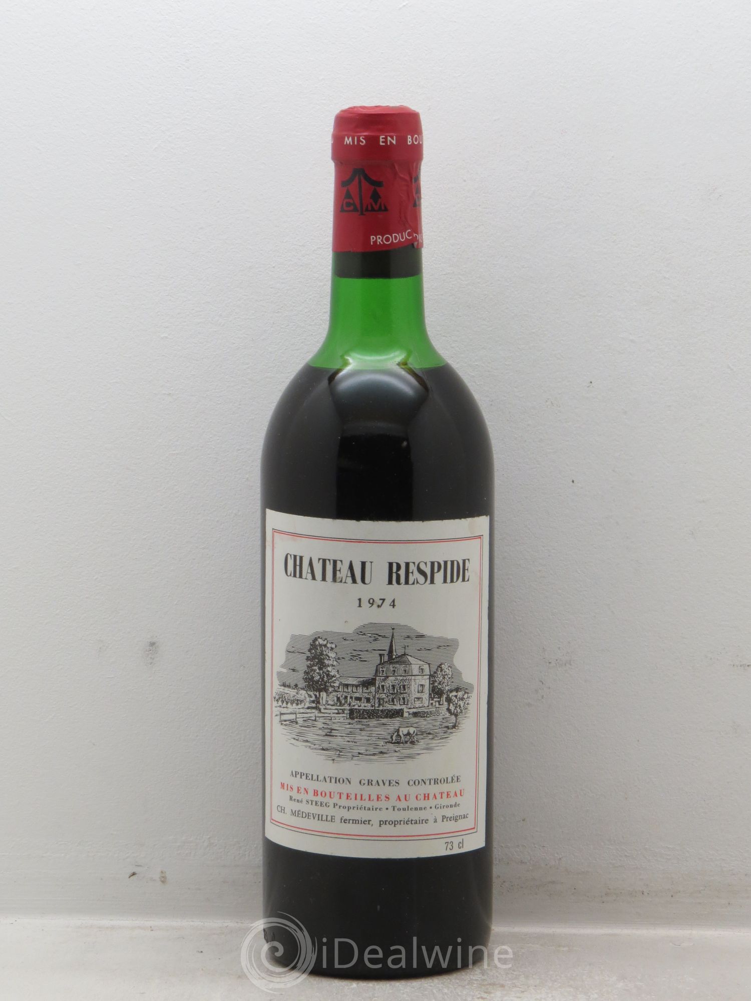 Château Respide Médeville (sans prix de réserve) 1974 - Lot de 1 bouteille - 0