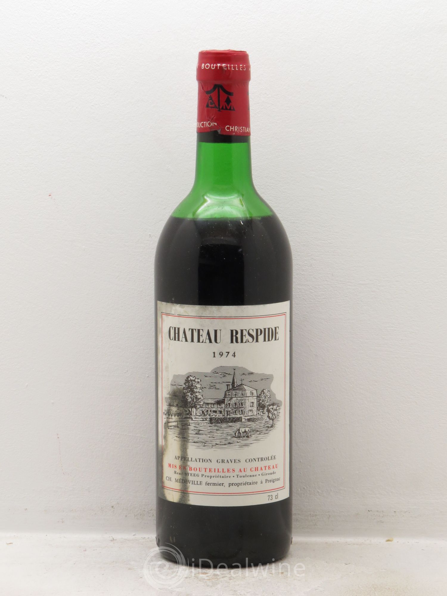 Château Respide Médeville (sans prix de réserve) 1974 - Lot de 1 bouteille - 0