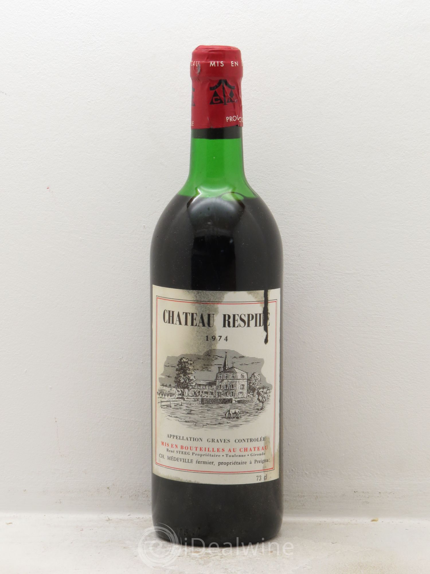 Château Respide Médeville (sans prix de réserve) 1974 - Lot de 1 bouteille - 0