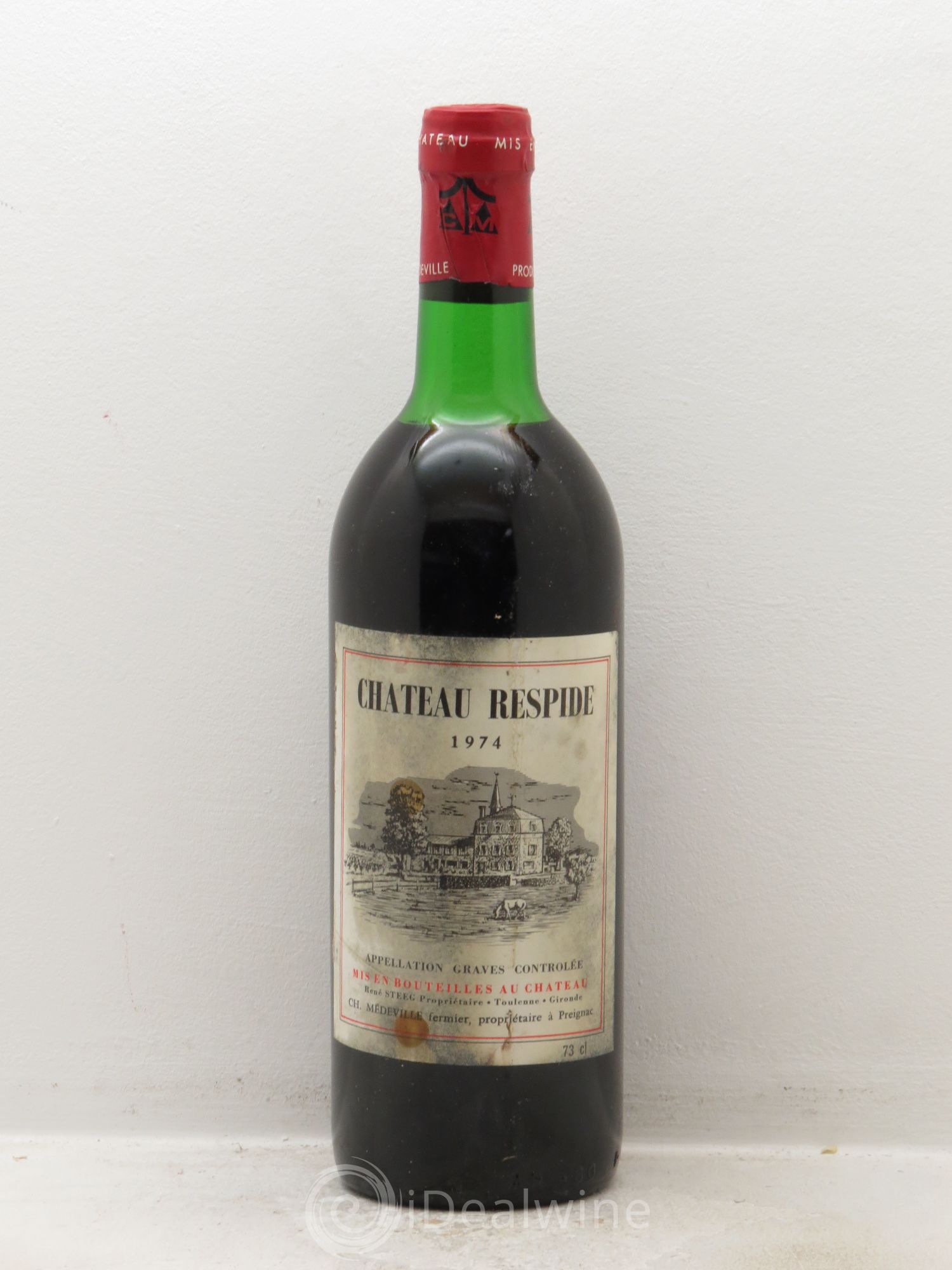 Château Respide Médeville (sans prix de réserve) 1974 - Lot de 1 bouteille - 0