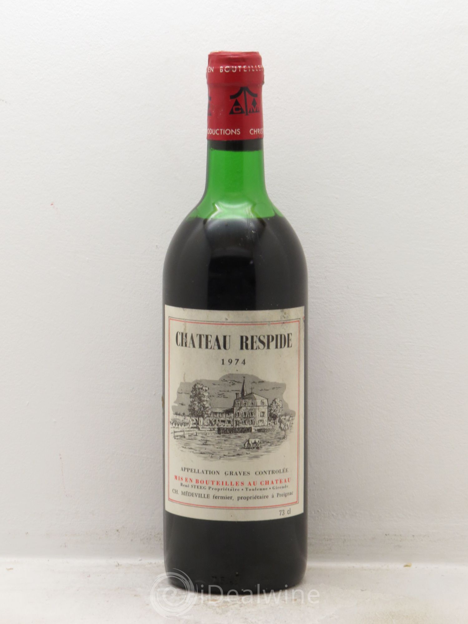 Château Respide Médeville (sans prix de réserve) 1974 - Lot de 1 bouteille - 0