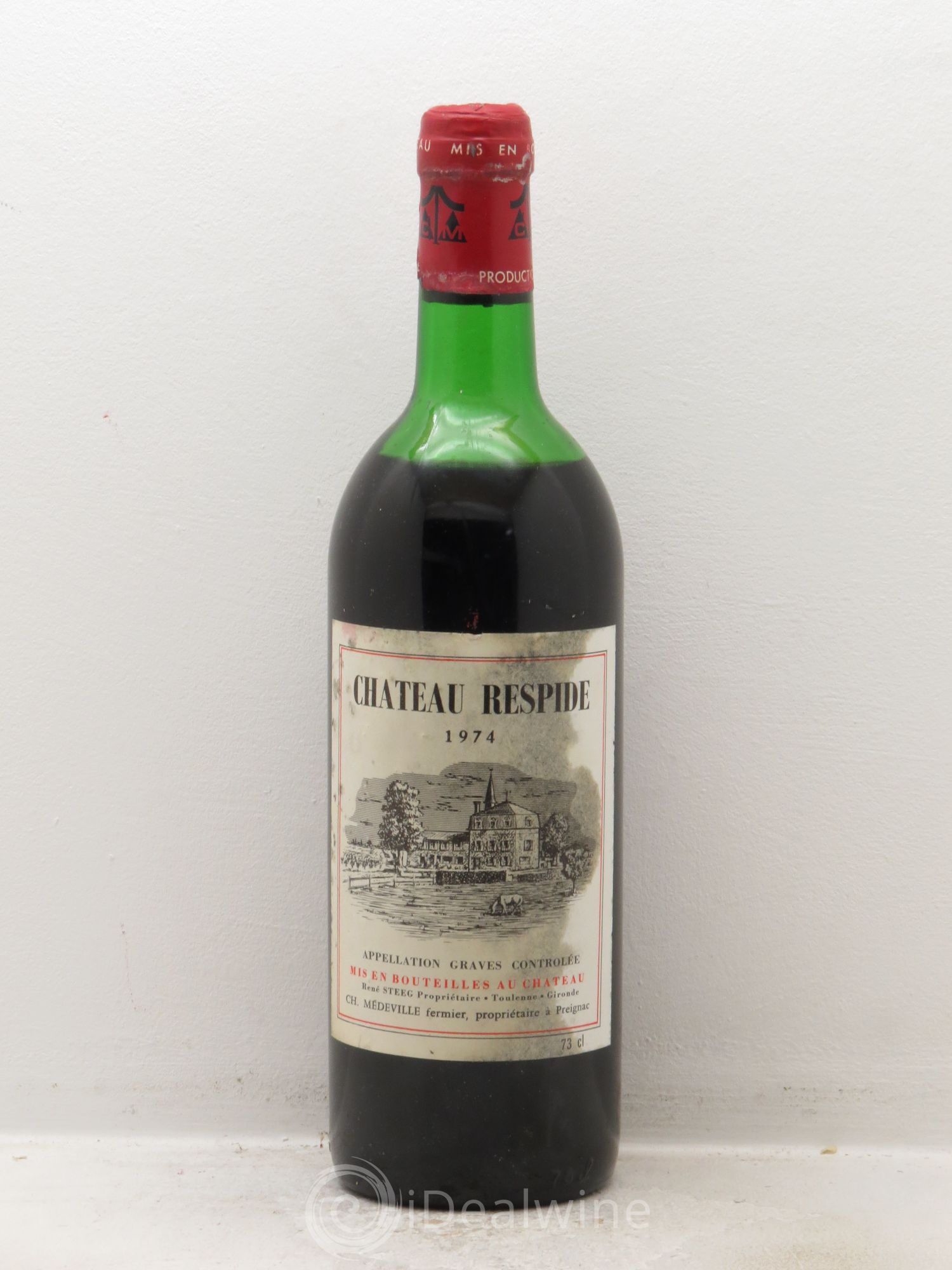 Château Respide Médeville (sans prix de réserve) 1974 - Lot de 1 bouteille - 0