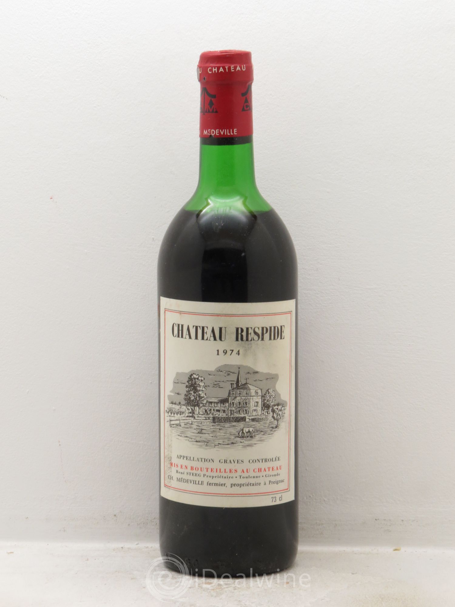 Château Respide Médeville (sans prix de réserve) 1974 - Lot de 1 bouteille - 0