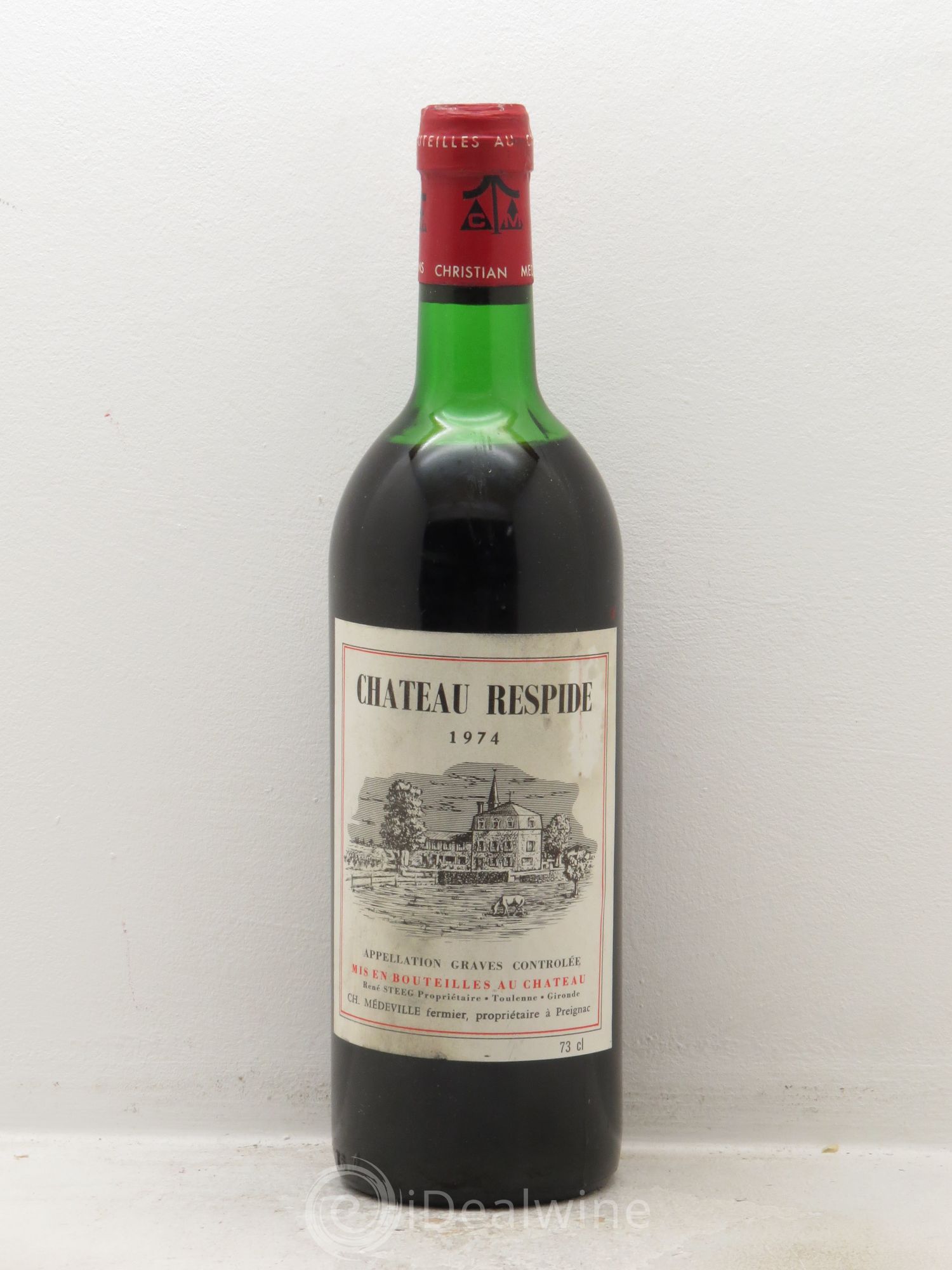 Château Respide Médeville (sans prix de réserve) 1974 - Lot de 1 bouteille - 0