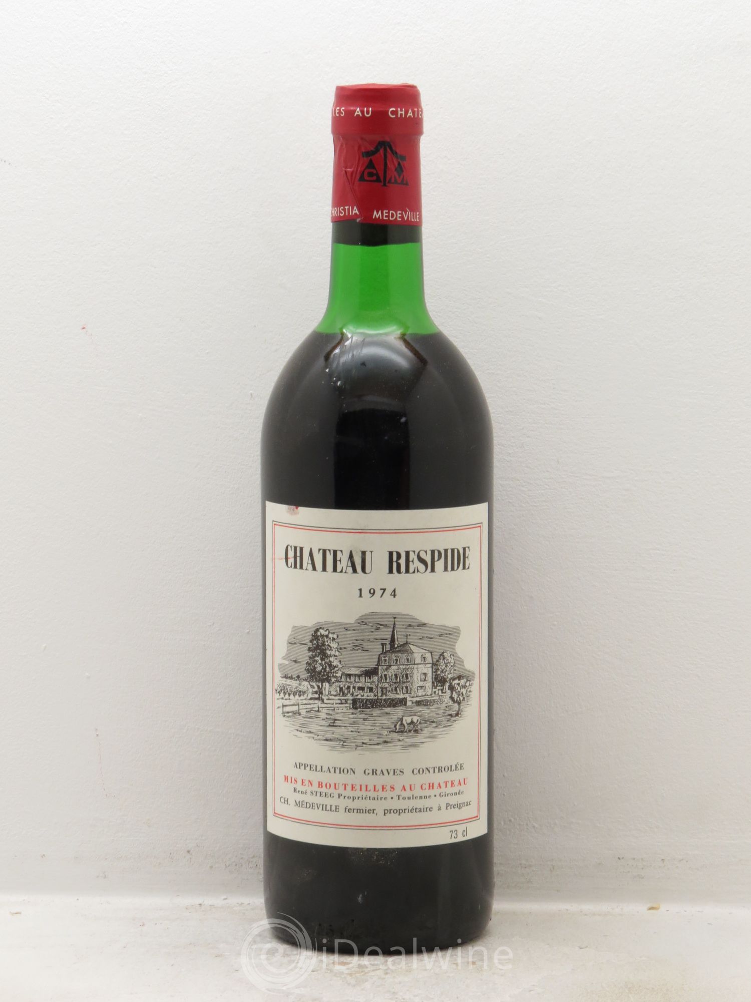 Château Respide Médeville (sans prix de réserve) 1974 - Lot de 1 bouteille - 0