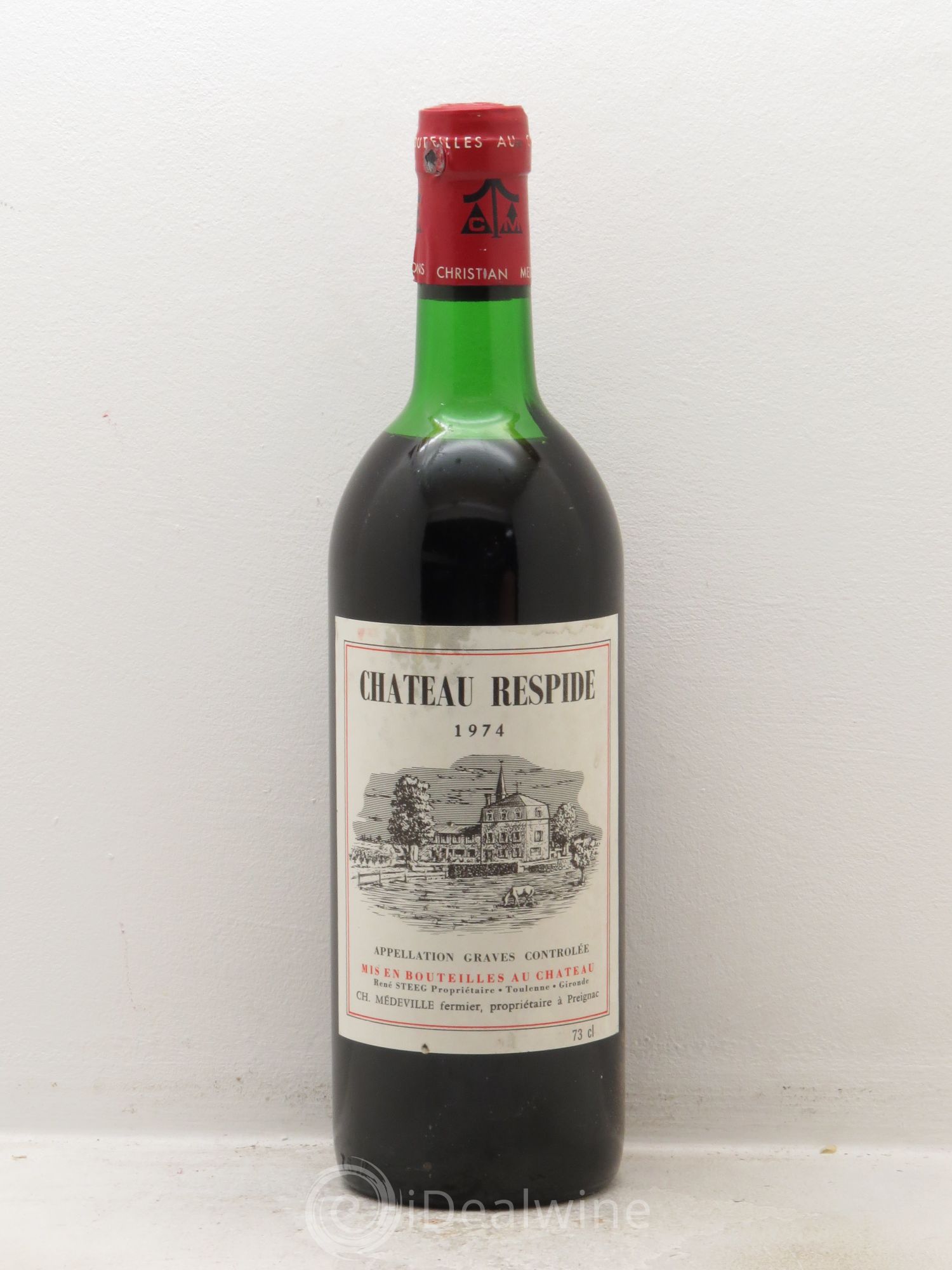 Château Respide Médeville (sans prix de réserve) 1974 - Lot de 1 bouteille - 0