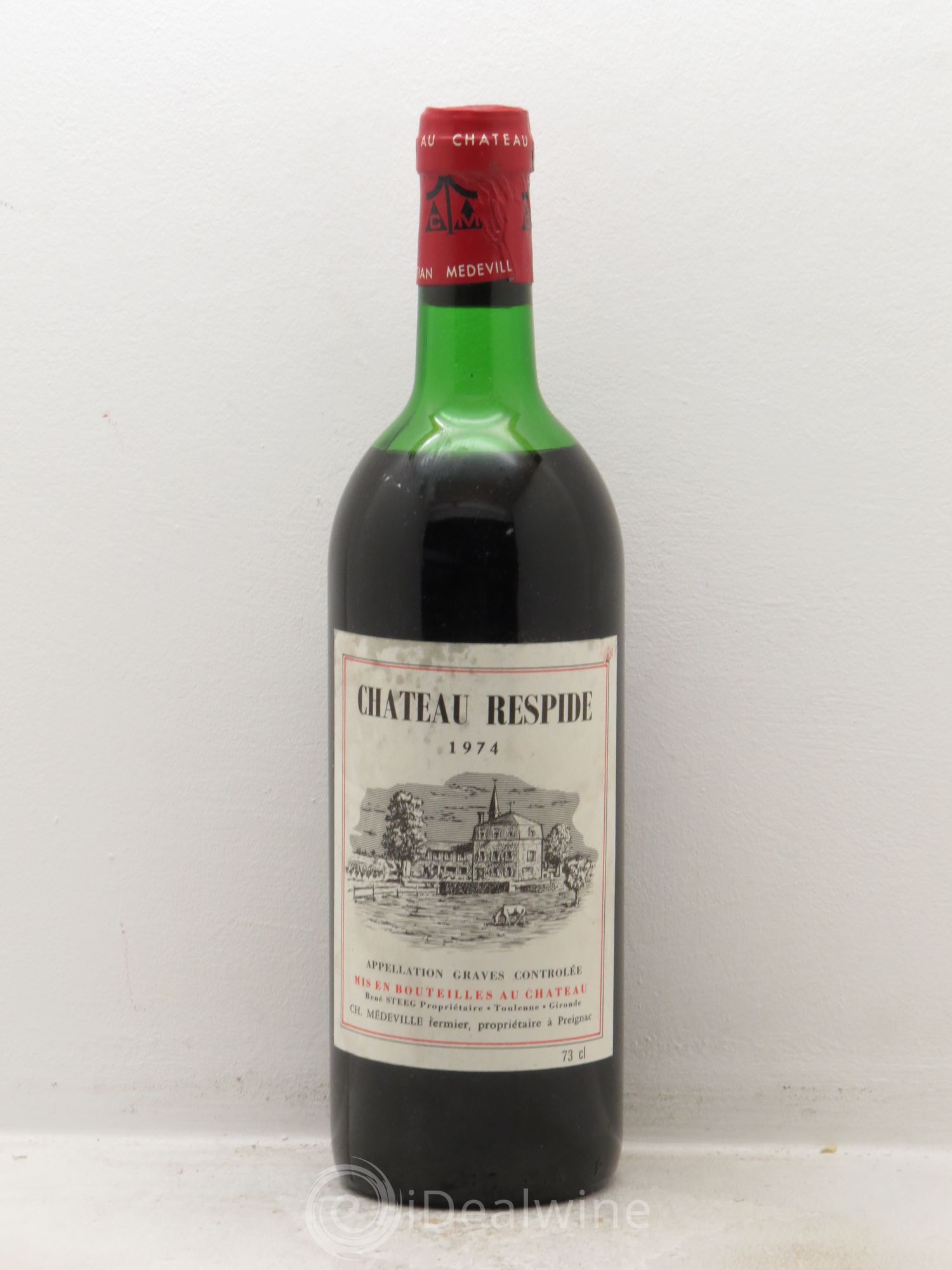 Château Respide Médeville (sans prix de réserve) 1974 - Lot de 1 bouteille - 0