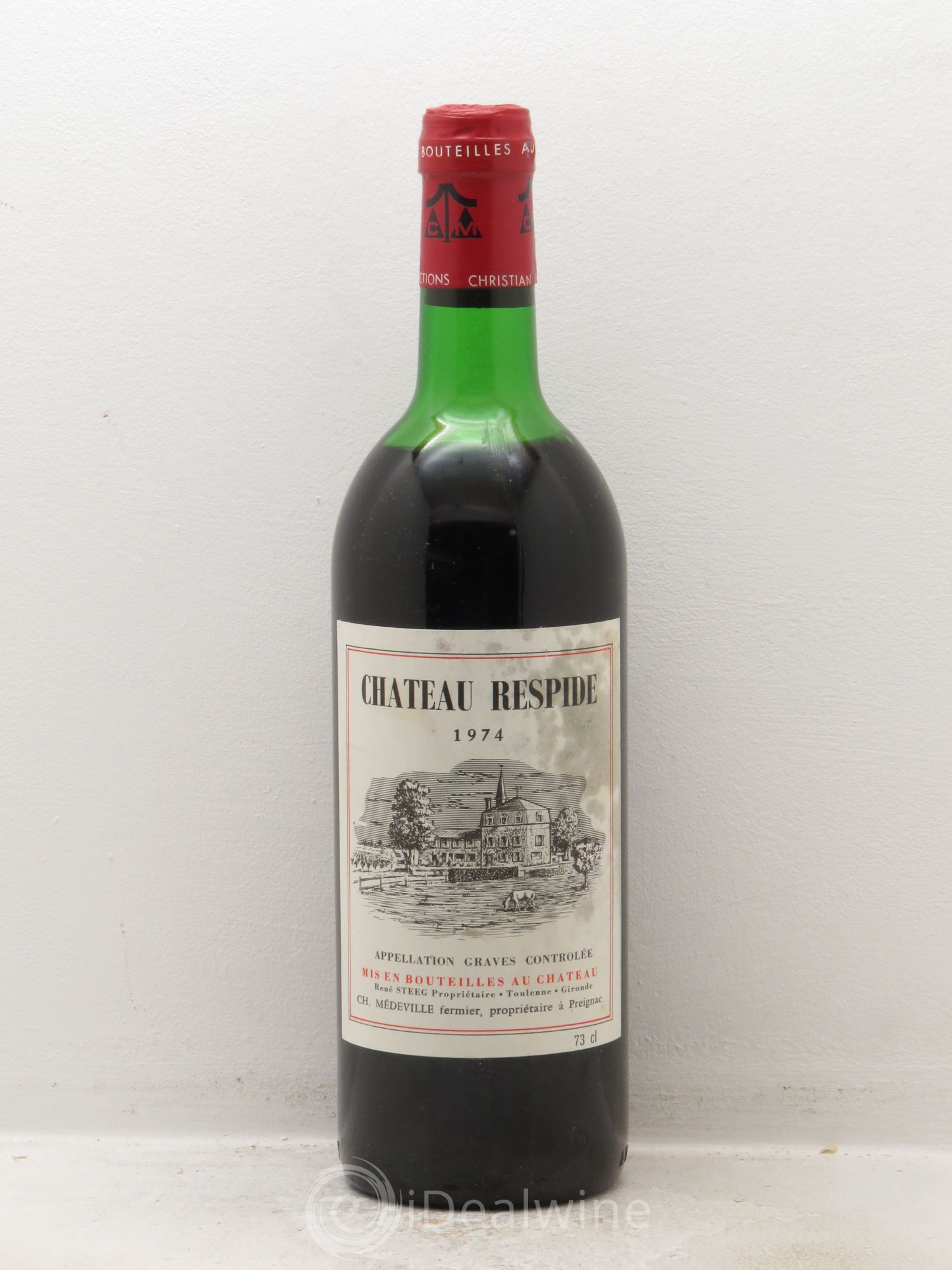 Château Respide Médeville (sans prix de réserve) 1974 - Lot de 1 bouteille - 0