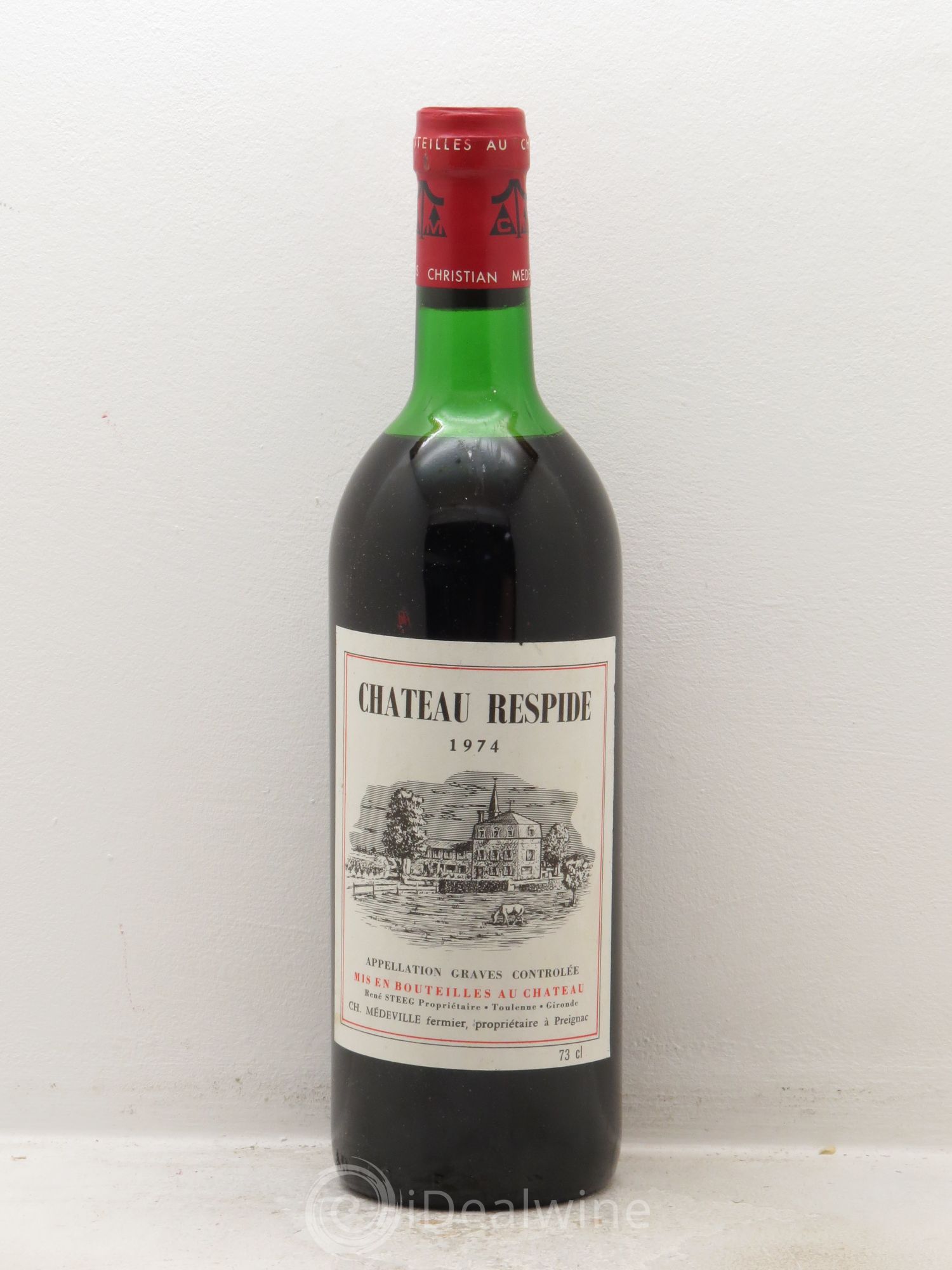 Château Respide Médeville (sans prix de réserve) 1974 - Lot de 1 bouteille - 0