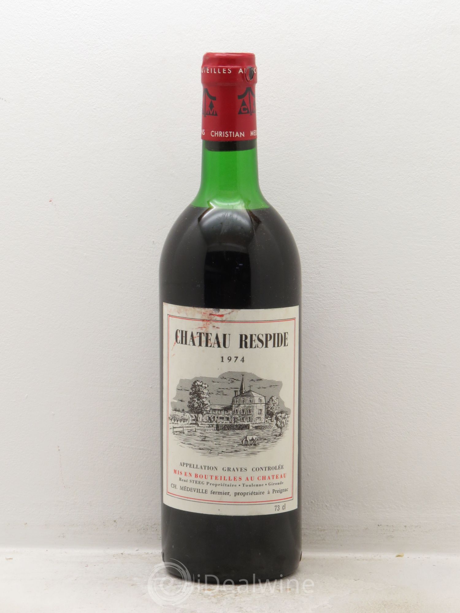 Château Respide Médeville (sans prix de réserve) 1974 - Lot de 1 bouteille - 0