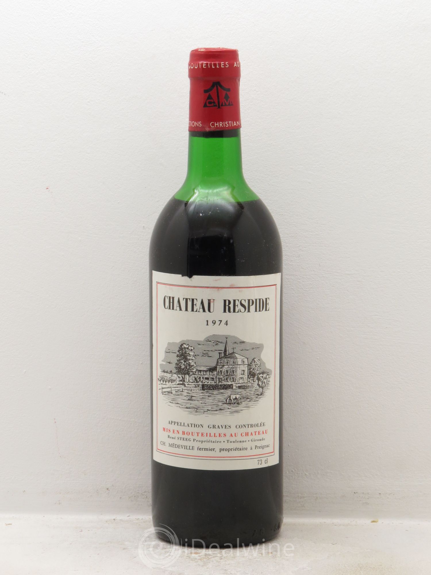 Château Respide Médeville (sans prix de réserve) 1974 - Lot de 1 bouteille - 0