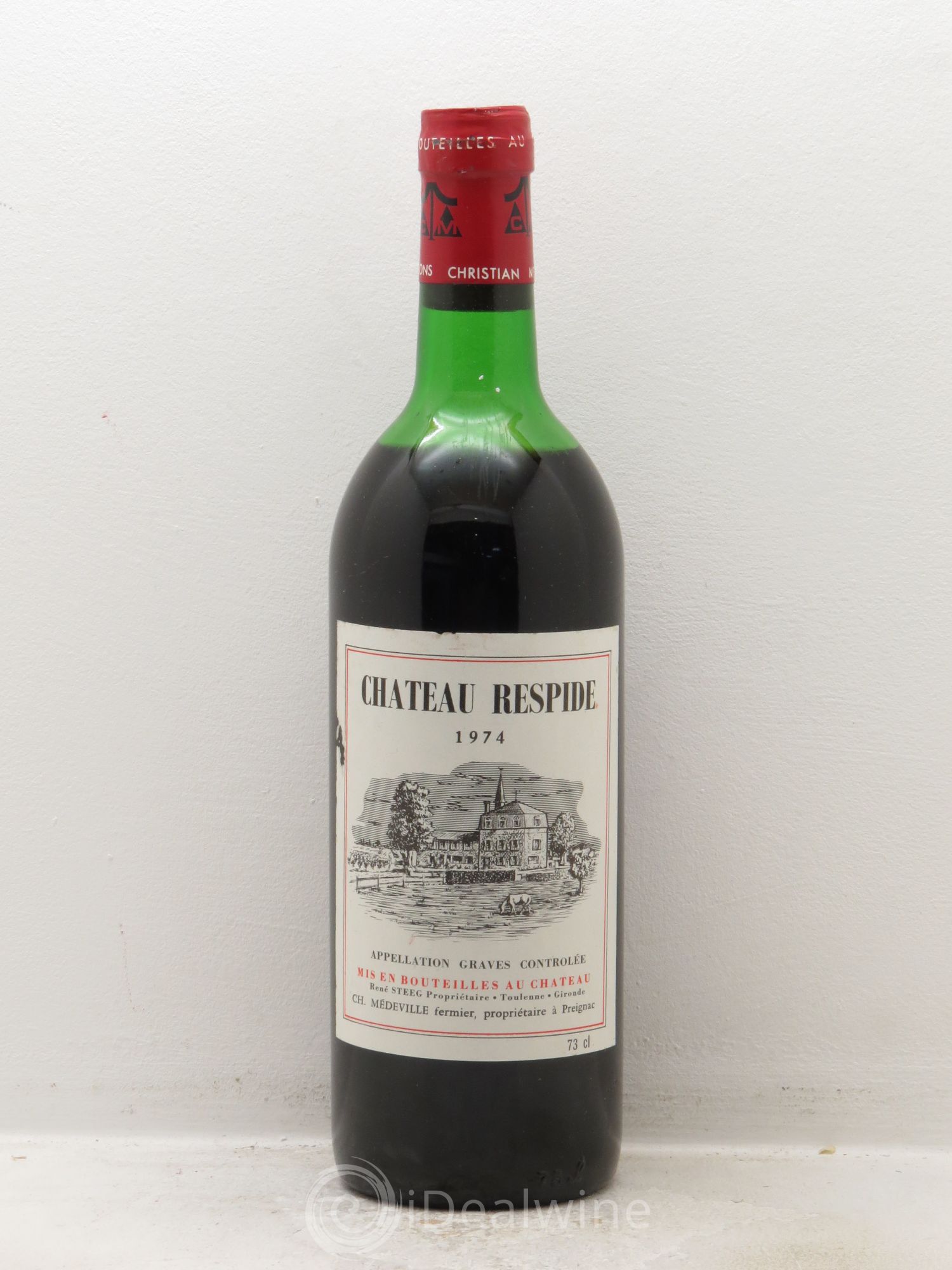 Château Respide Médeville (sans prix de réserve) 1974 - Lot de 1 bouteille - 0