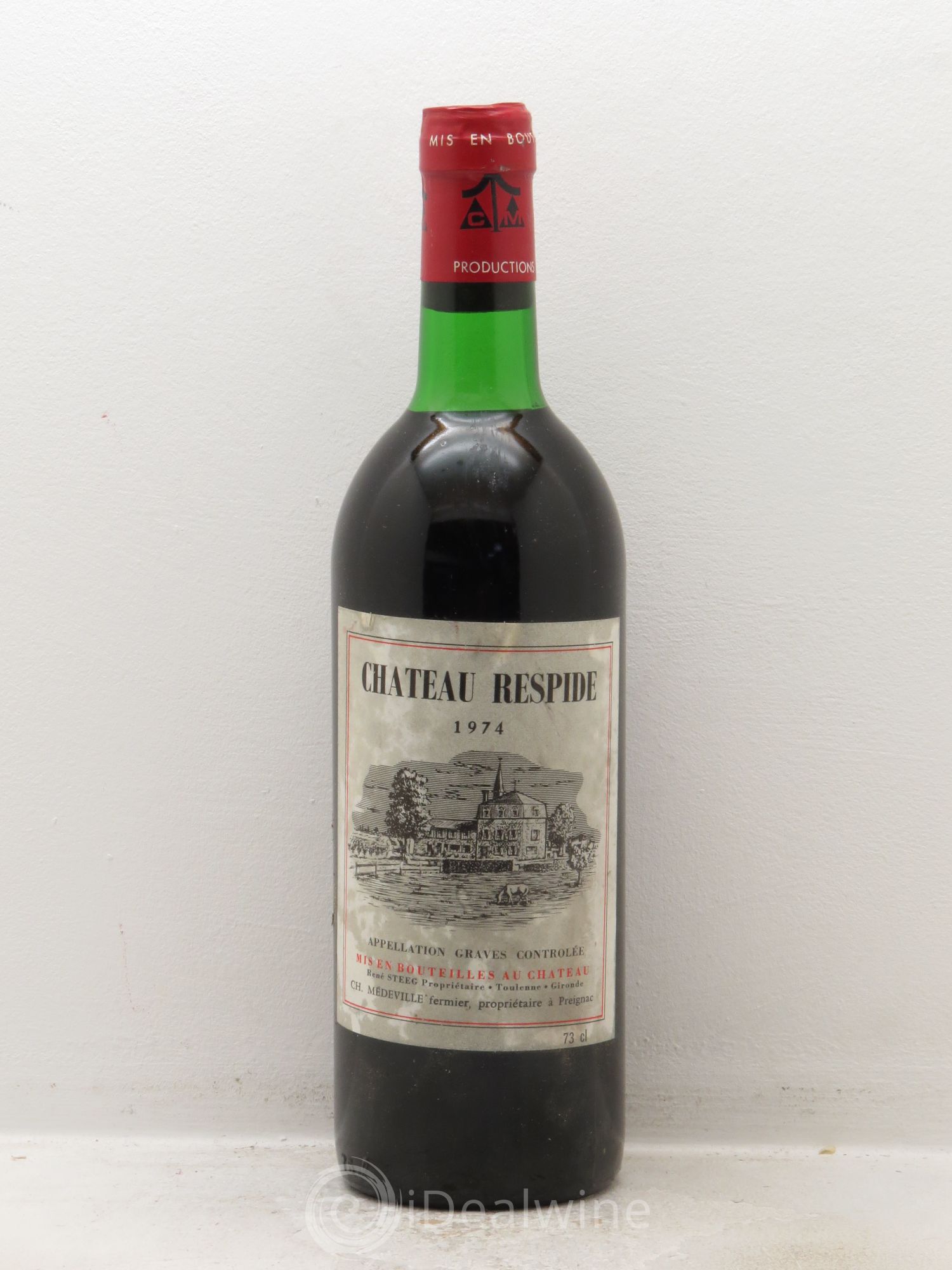 Château Respide Médeville (sans prix de réserve) 1974 - Lot de 1 bouteille - 0
