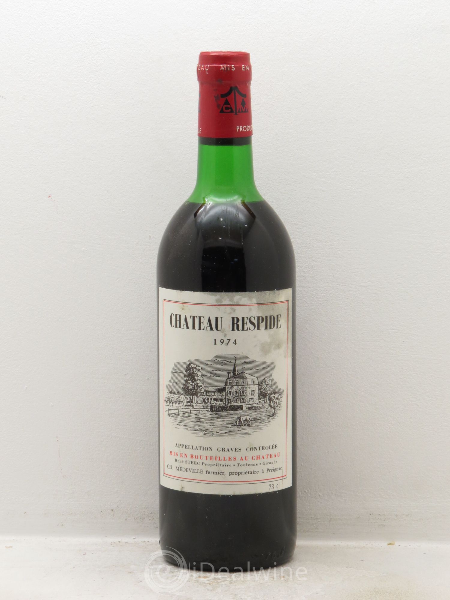 Château Respide Médeville (sans prix de réserve) 1974 - Lot de 1 bouteille - 0