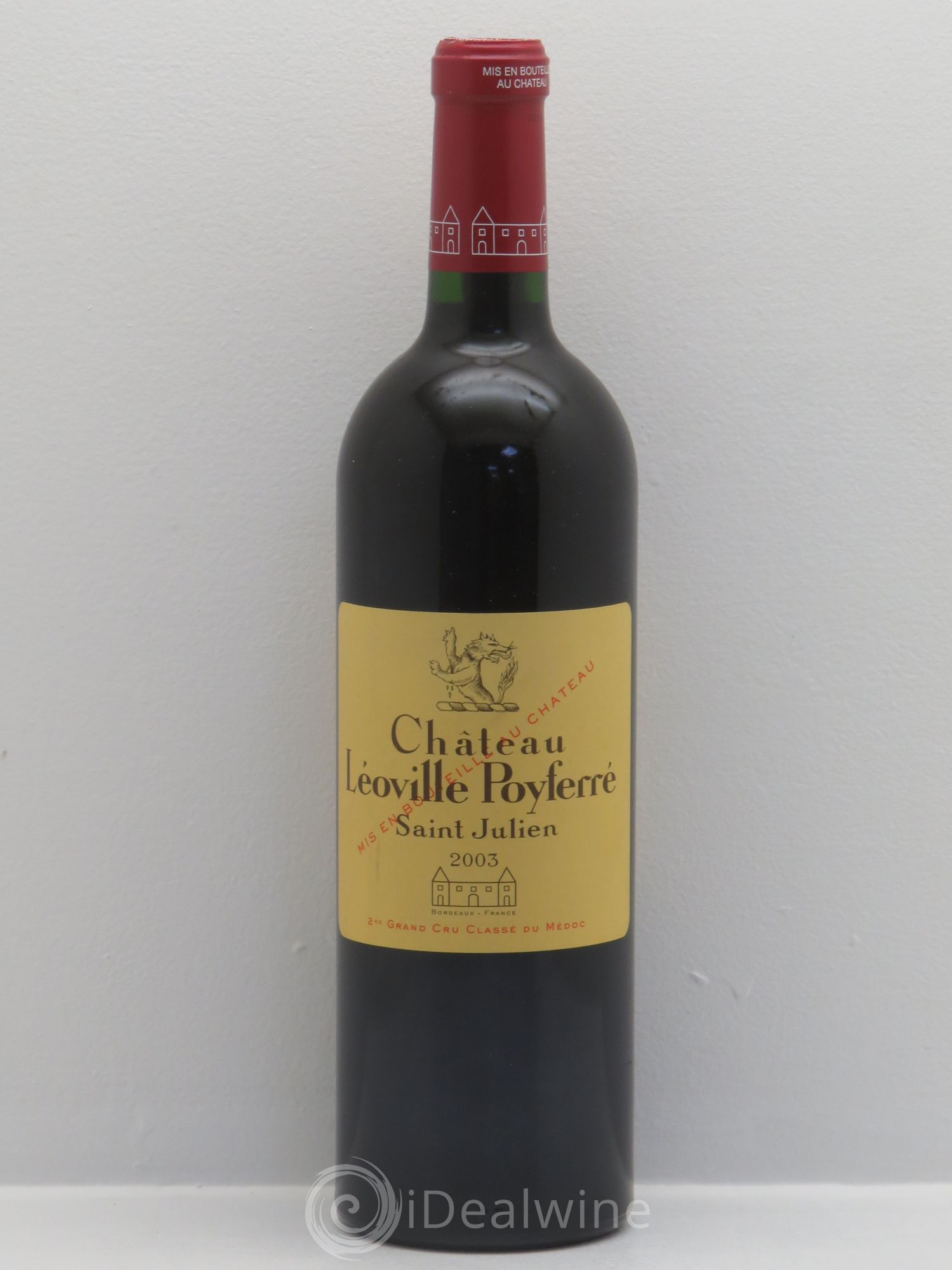 Château Léoville Poyferré 2ème Grand Cru Classé 2003 - Lot de 6 bouteilles - 0