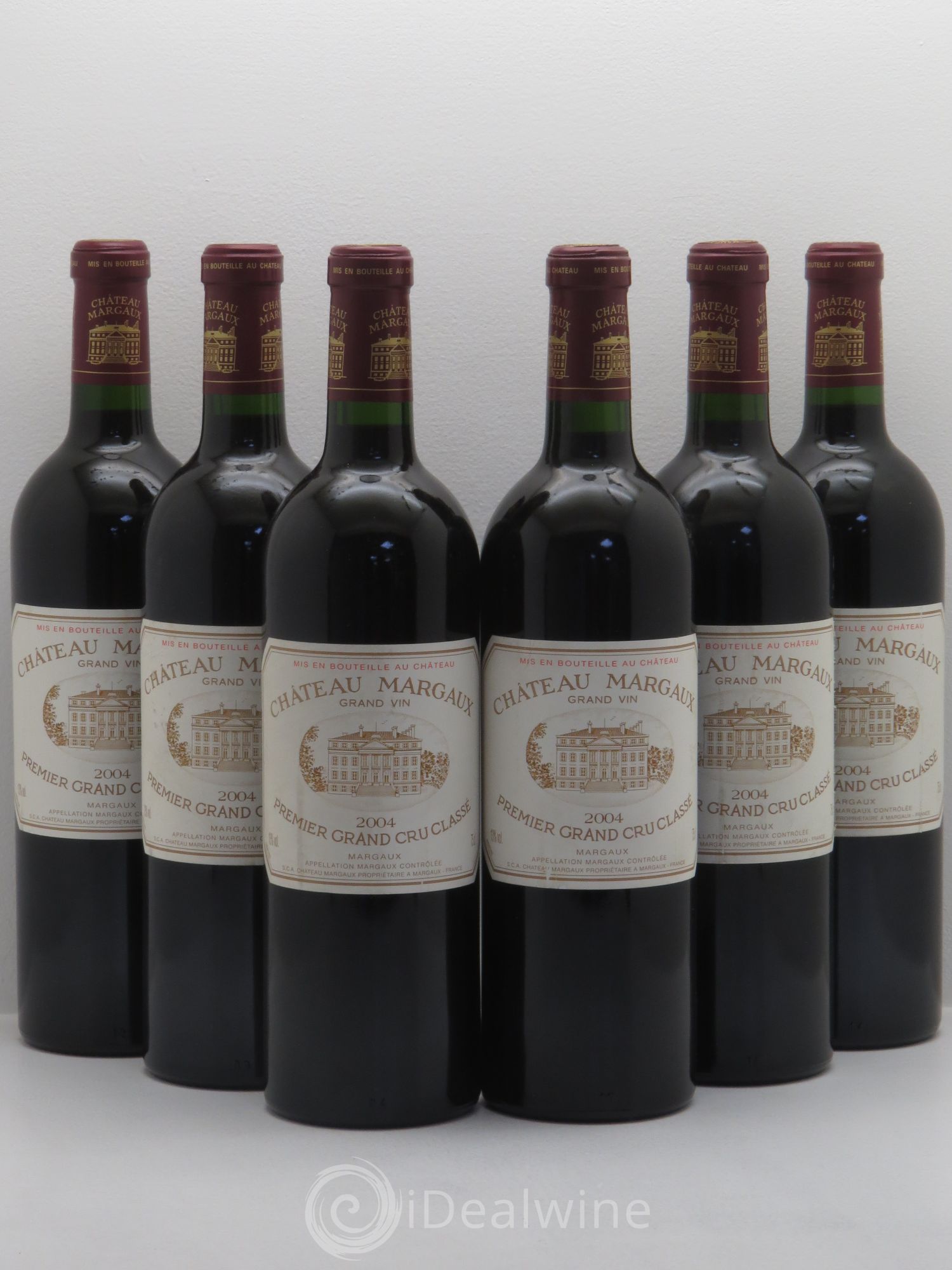 Château Margaux 1er Grand Cru Classé 2004 - Lot de 6 bouteilles - 0
