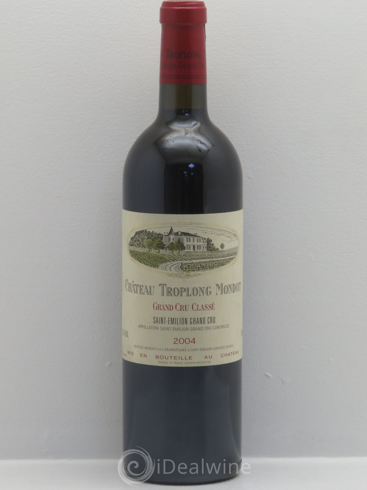 Château Troplong Mondot 1er Grand Cru Classé B 2004 - Lot de 6 bouteilles - 0