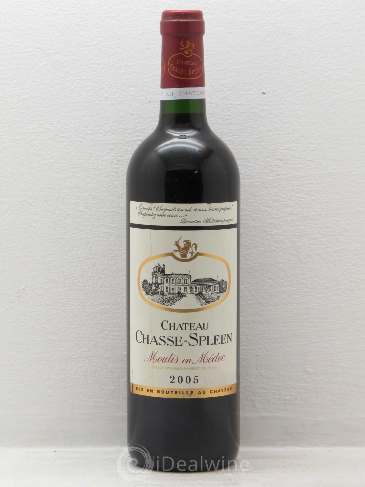 Château Chasse Spleen 2005 - Lot de 12 bouteilles - 0