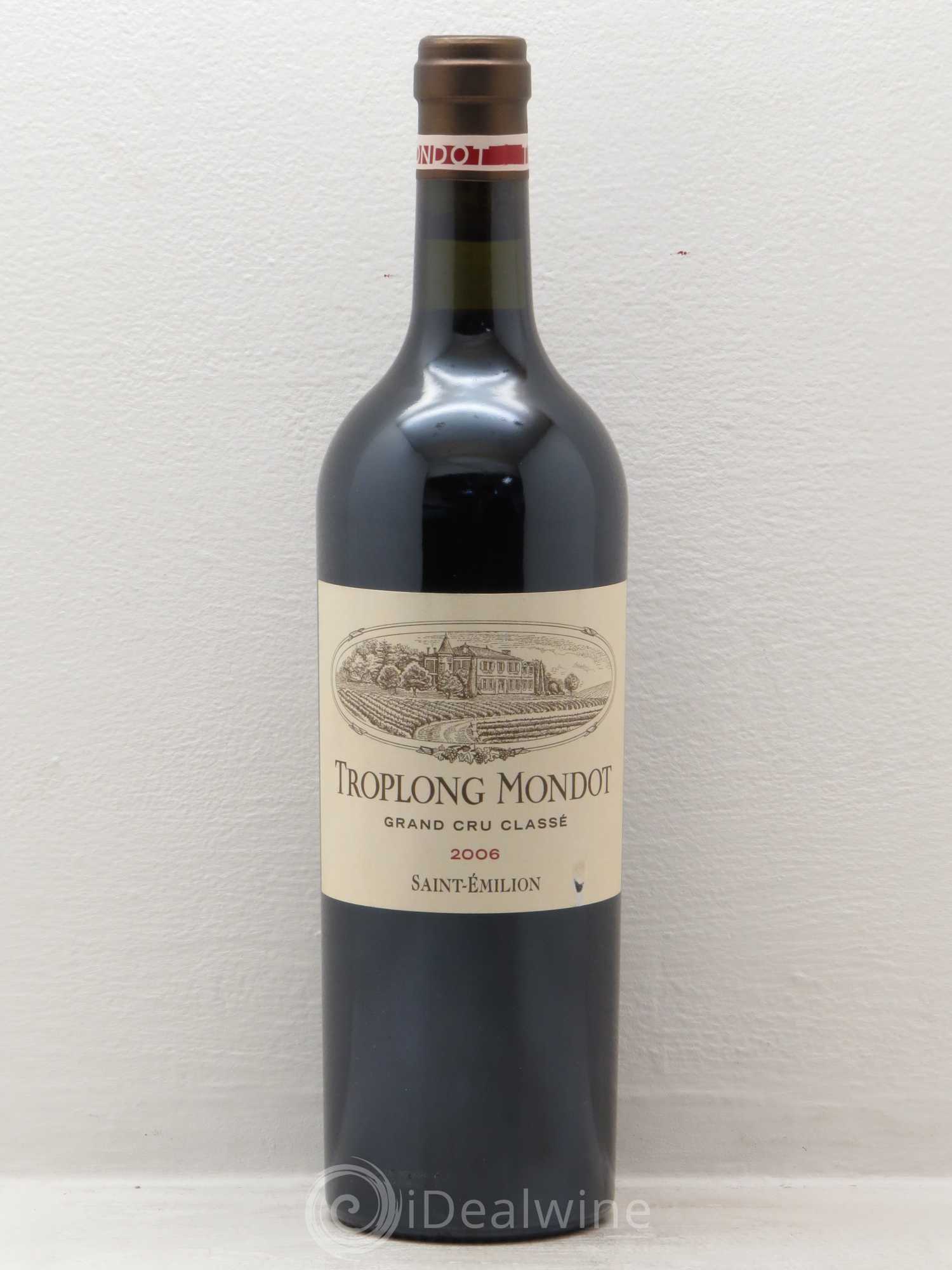 Château Troplong Mondot 1er Grand Cru Classé B 2006 - Lot de 6 bouteilles - 0
