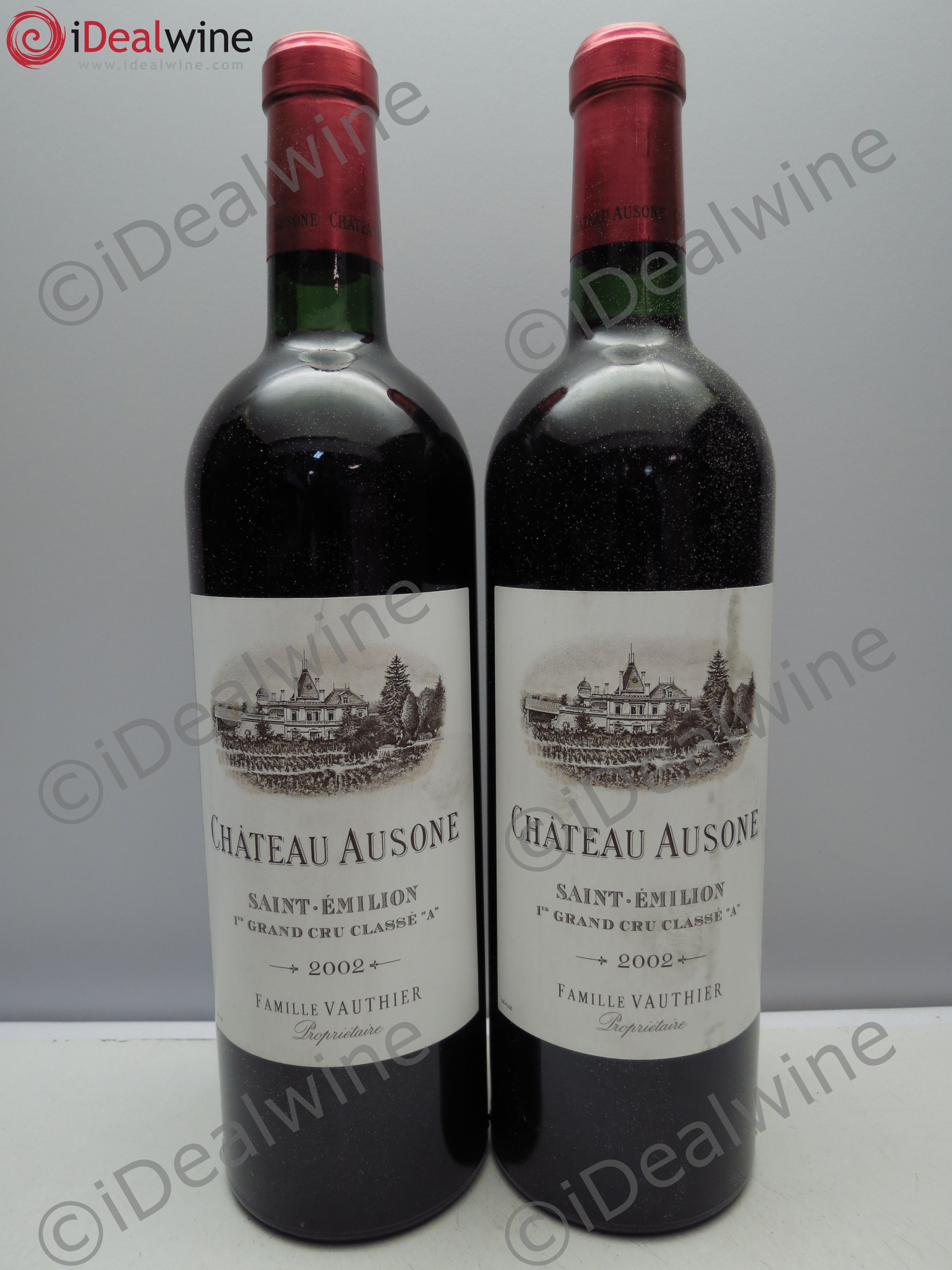 Château Ausone 1er Grand Cru Classé A 2002 - Lot de 2 bouteilles - 0