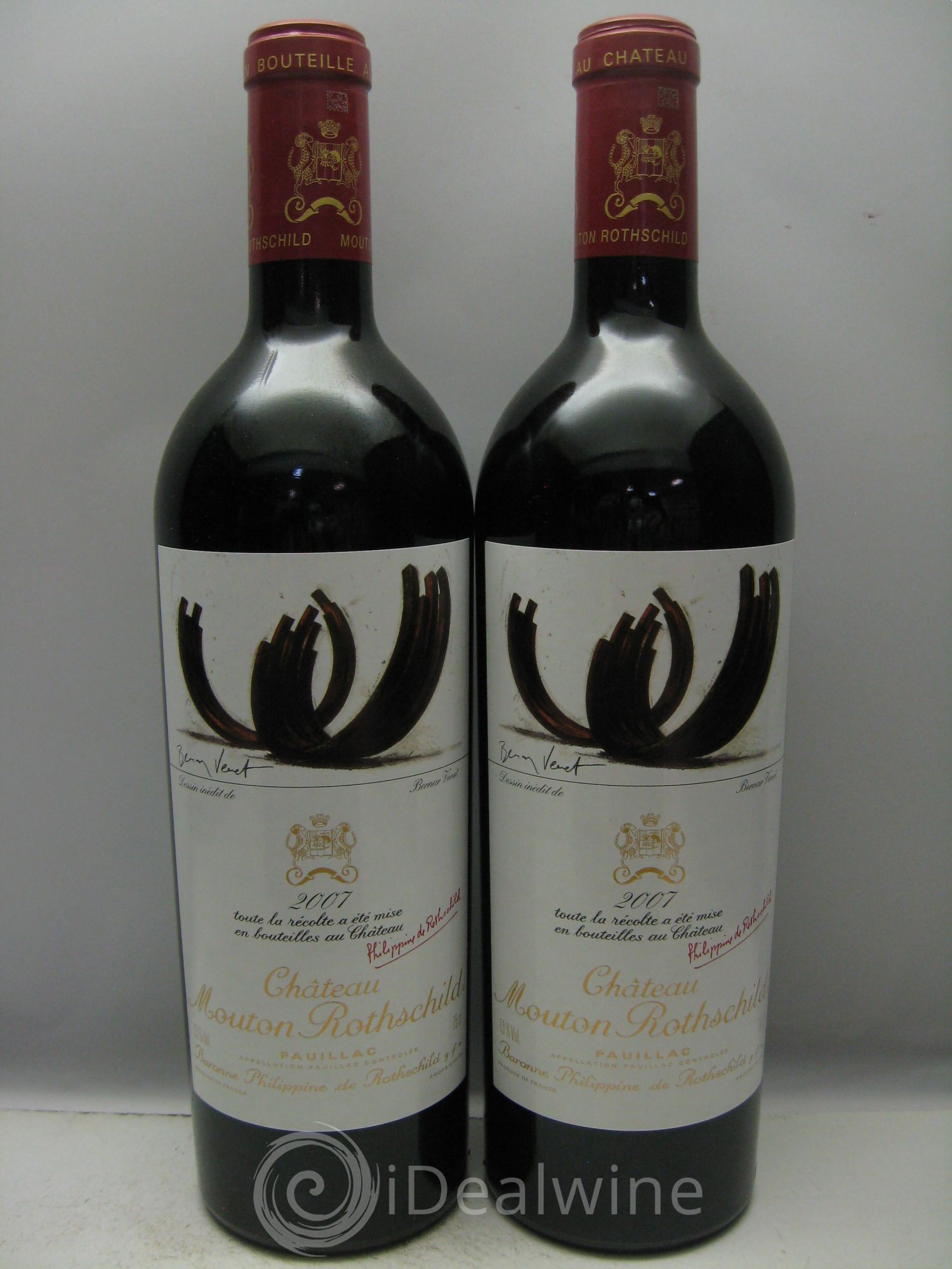 Château Mouton Rothschild 1er Grand Cru Classé 2007 - Lot de 12 bouteilles - 2