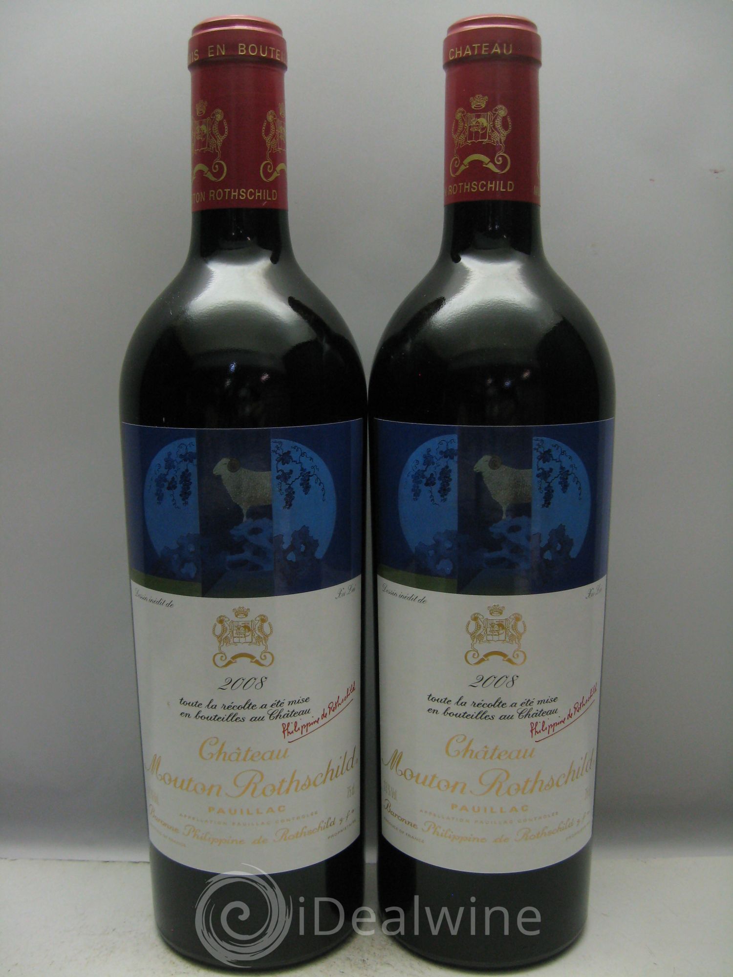 Château Mouton Rothschild 1er Grand Cru Classé 2008 - Lot de 12 bouteilles - 3