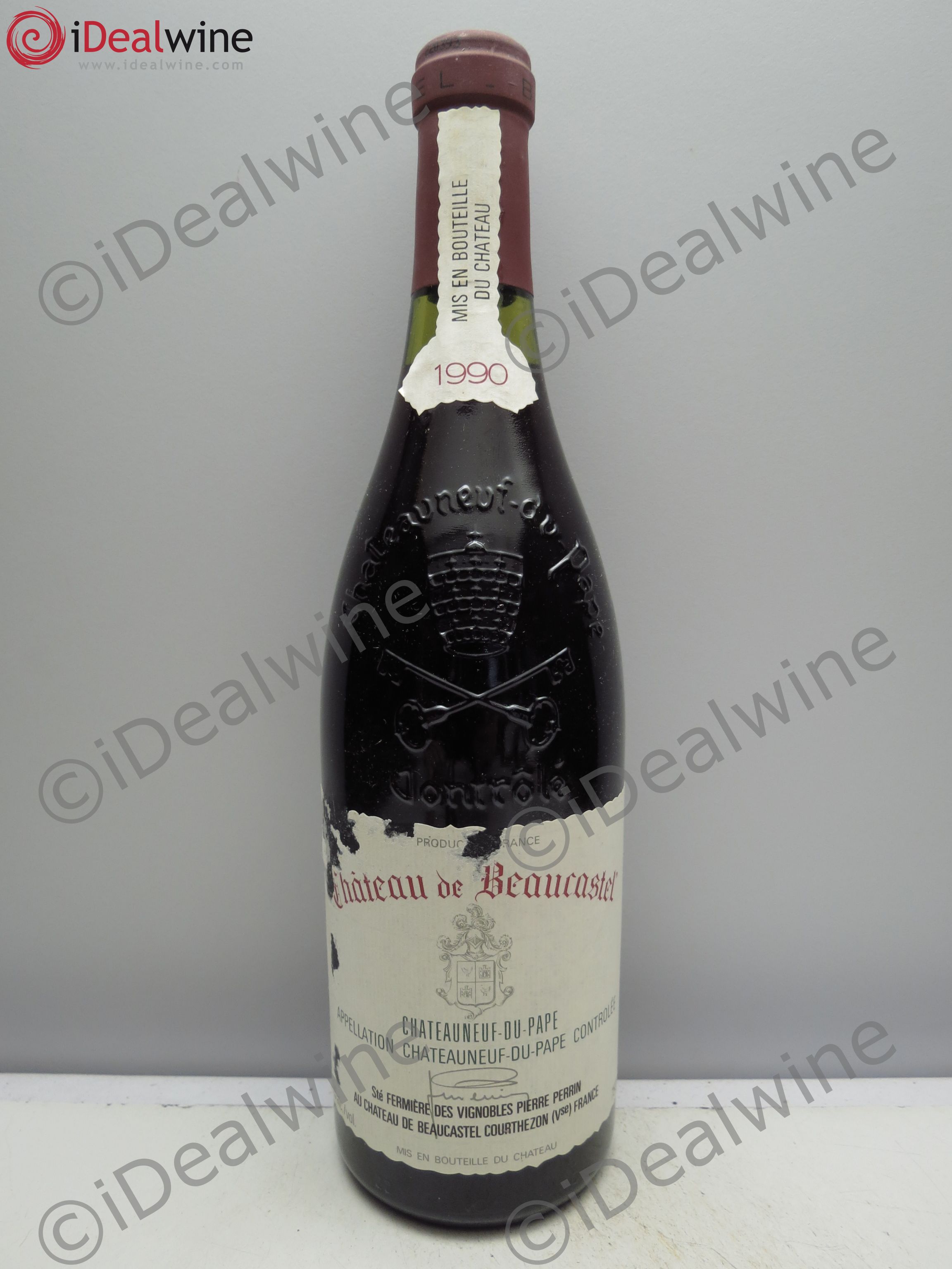 Châteauneuf-du-Pape Château de Beaucastel Famille Perrin 1990 - Lot de 1 bouteille - 0