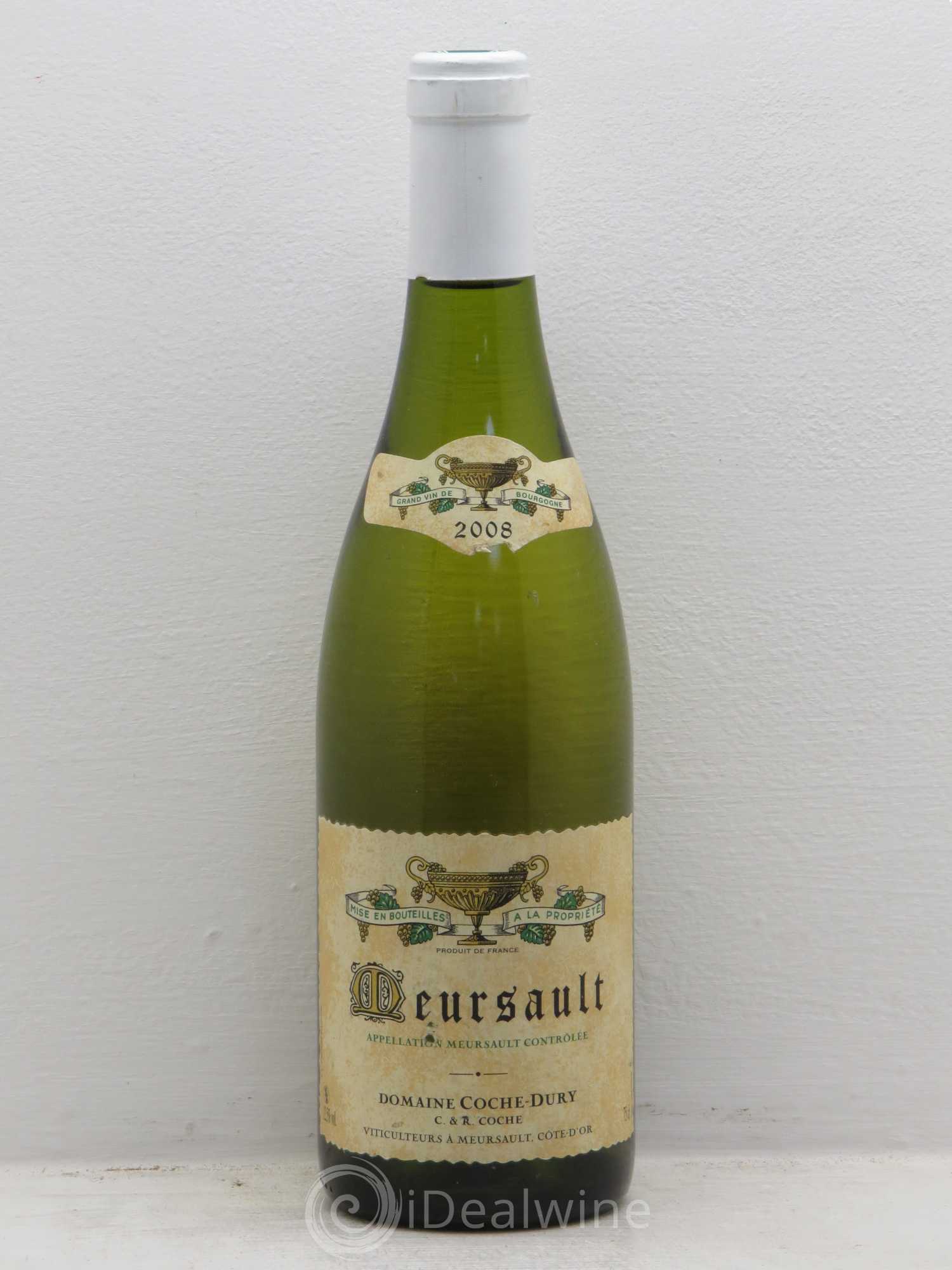 Meursault Coche Dury (Domaine) 2008 - Lot de 1 bouteille - 0