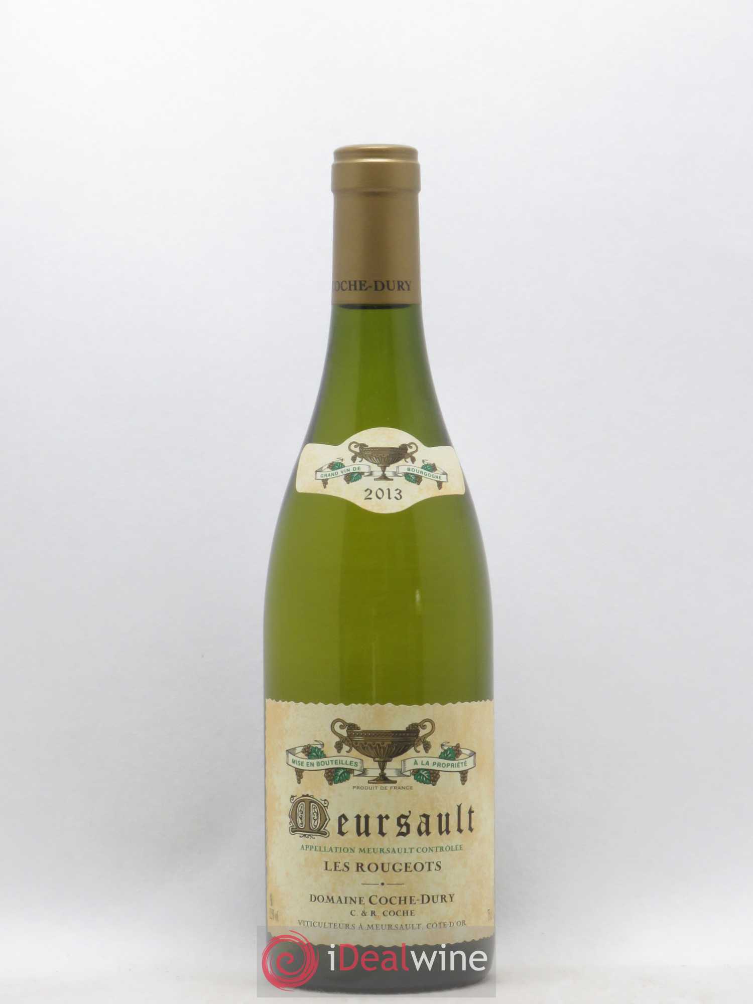 Meursault Les Rougeots Coche Dury (Domaine) 2013 - Lot de 1 bouteille - 0