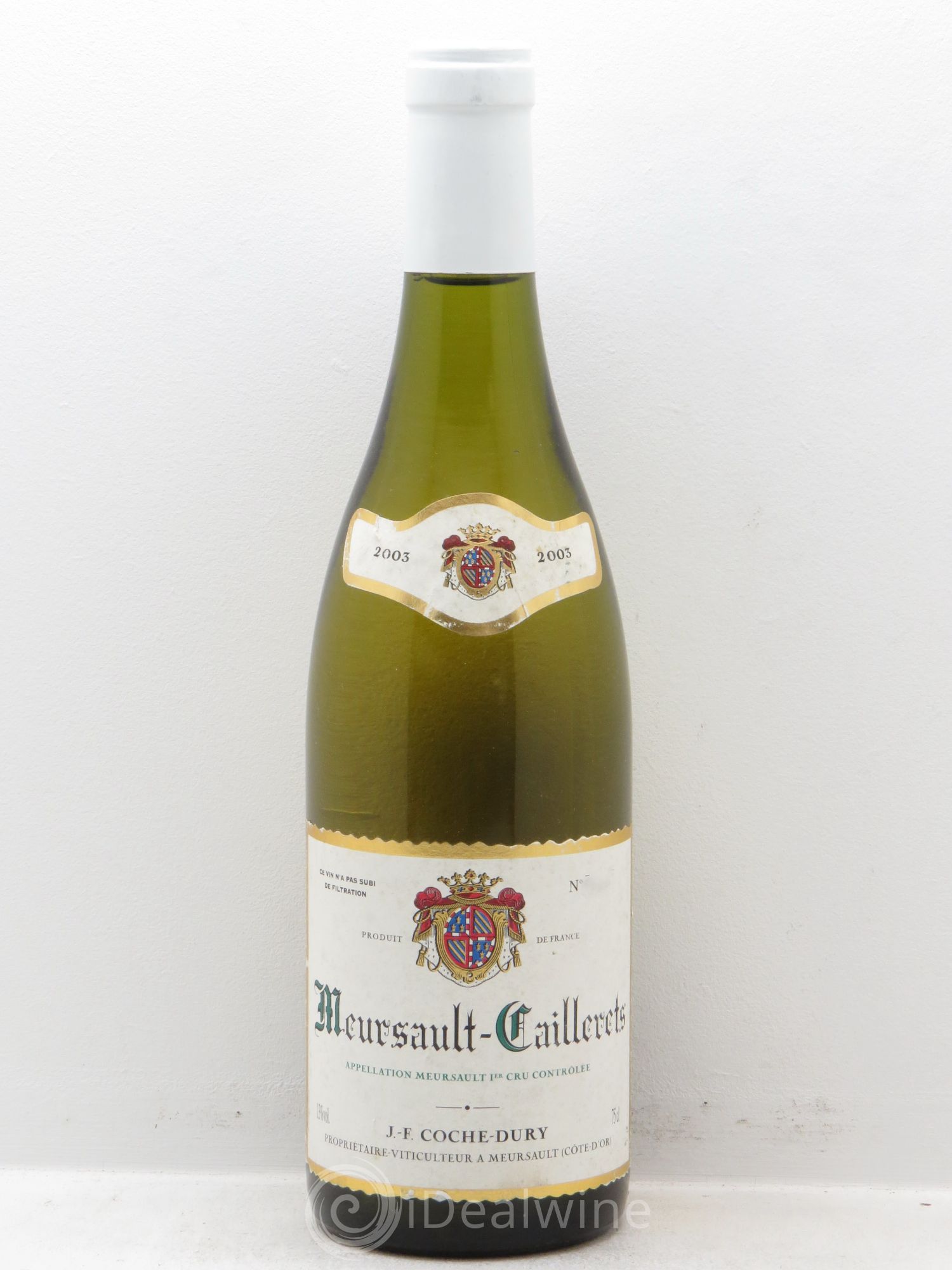 Meursault 1er Cru Caillerets Coche Dury (Domaine) 2003 - Lot de 1 bouteille - 0