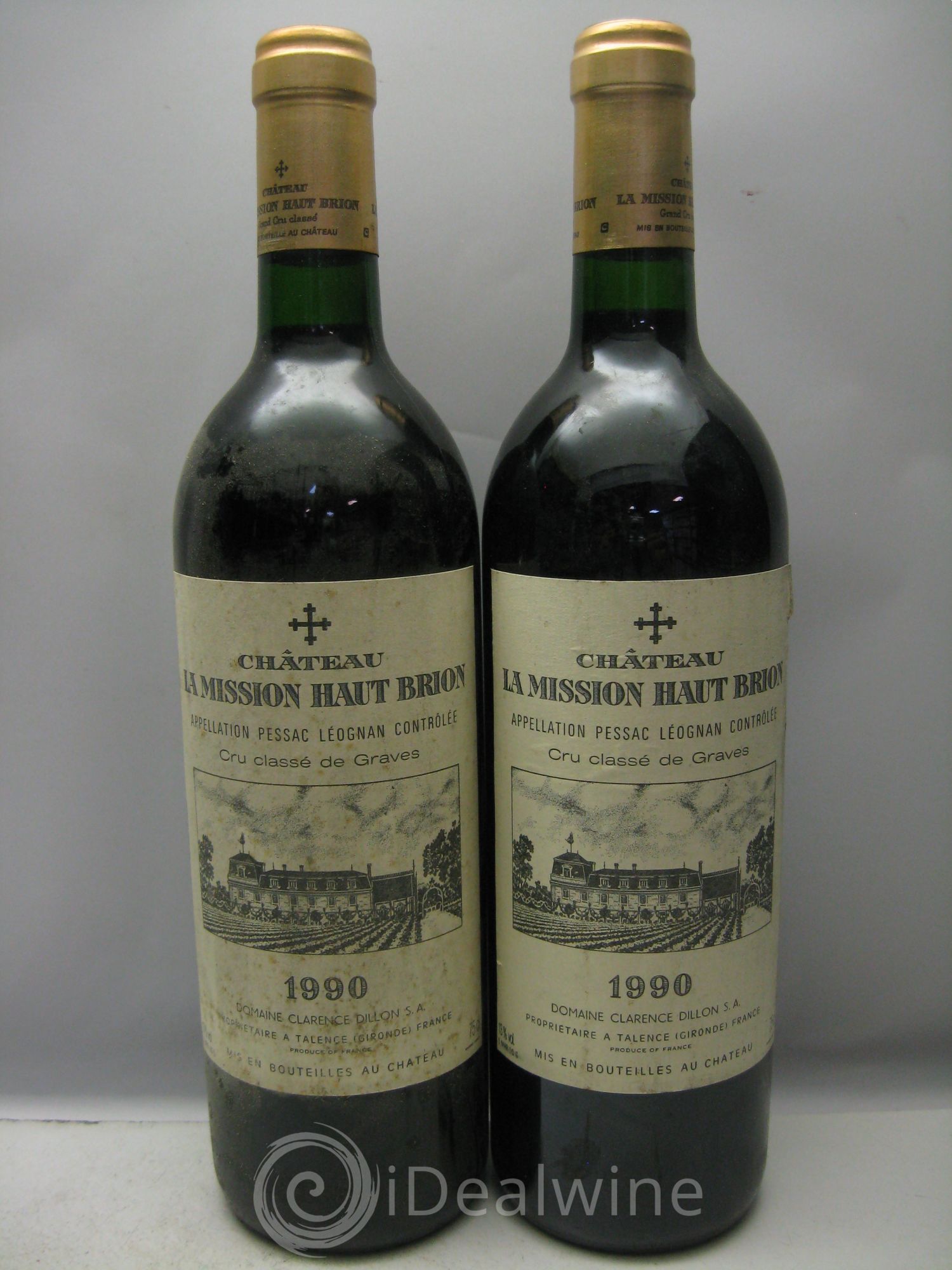 Château la Mission Haut-Brion Cru Classé de Graves 1990 - Lot de 6 bouteilles - 2