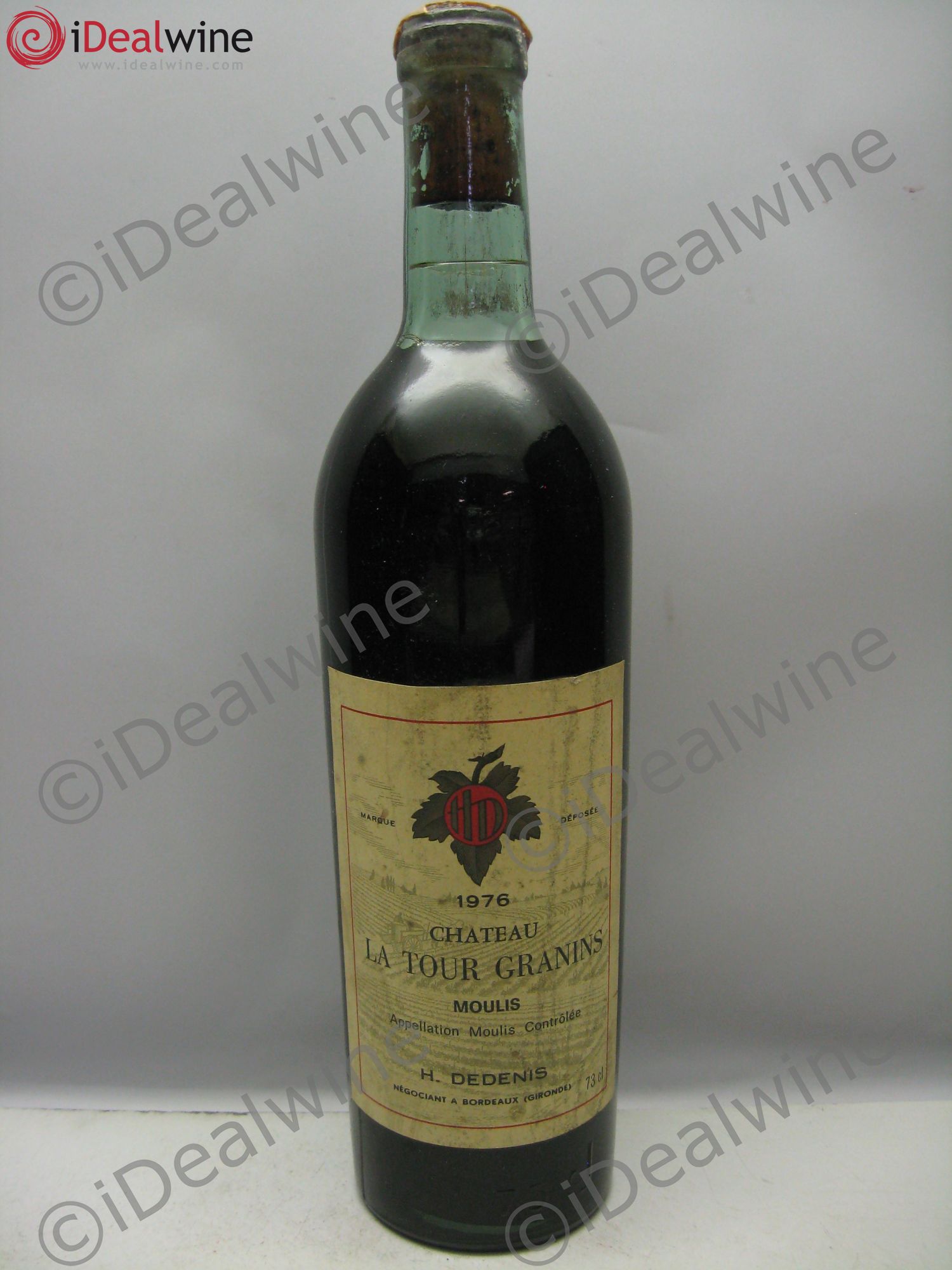 Moulis en Médoc Château La Tour Granins mise Négoce H. Dedenis 1976 - Posten von 1 Flasche - 0
