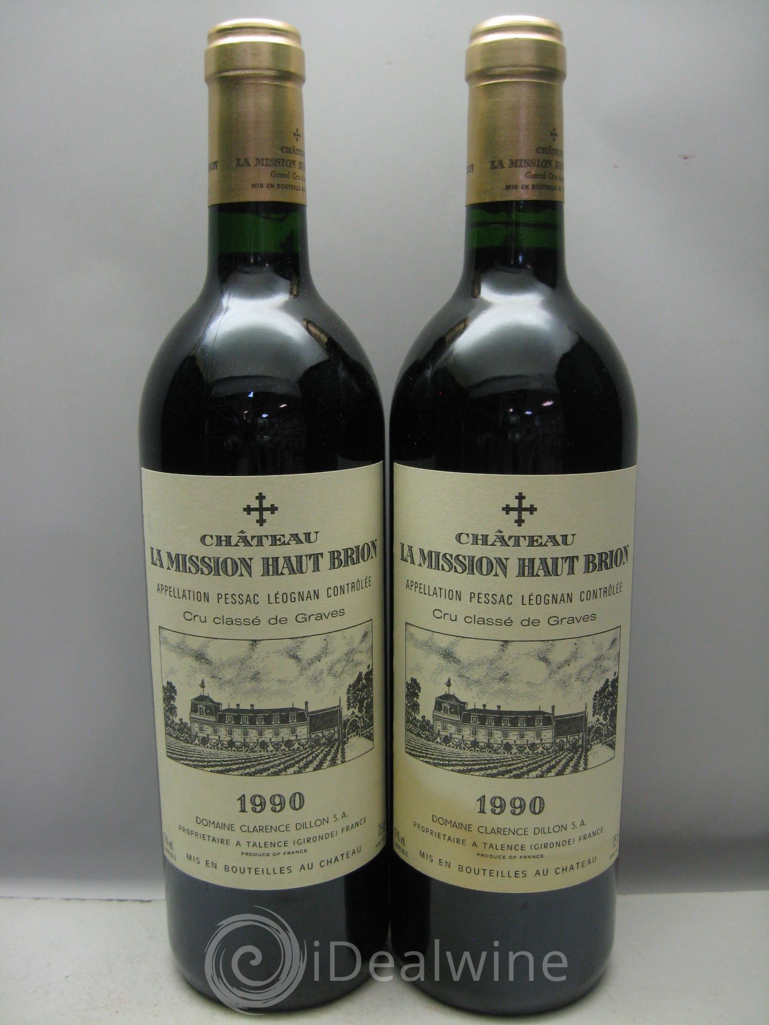 Château la Mission Haut-Brion Cru Classé de Graves 1990 - Lot de 12 bouteilles - 3