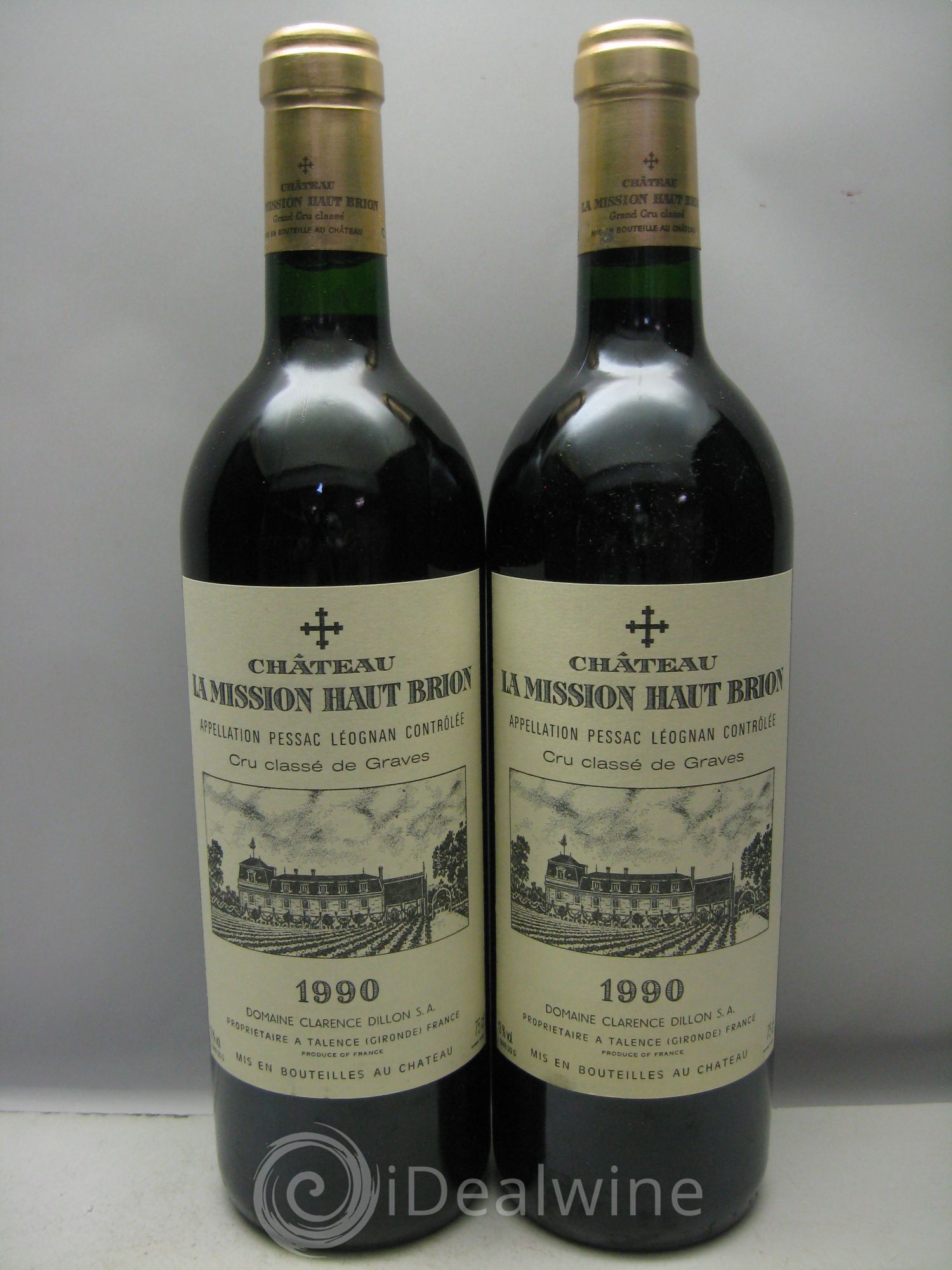 Château la Mission Haut-Brion Cru Classé de Graves 1990 - Lot de 12 bouteilles - 4
