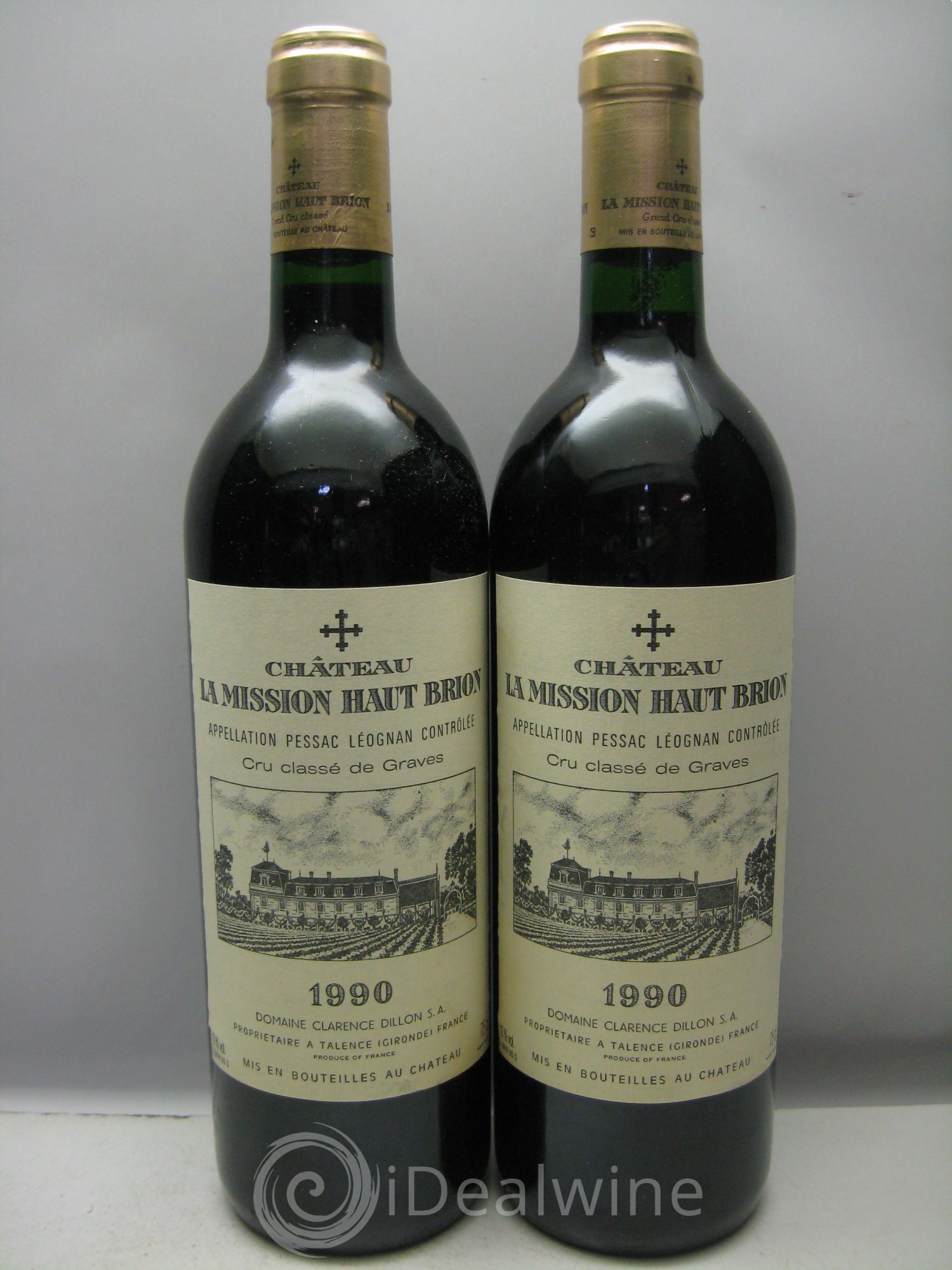 Château la Mission Haut-Brion Cru Classé de Graves 1990 - Lot de 12 bouteilles - 5