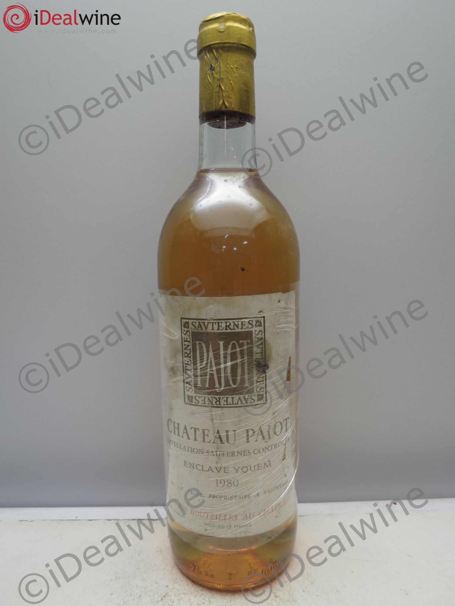 Sauternes Château Pajot Enclave Yquem 1980 - Posten von 1 Flasche - 0