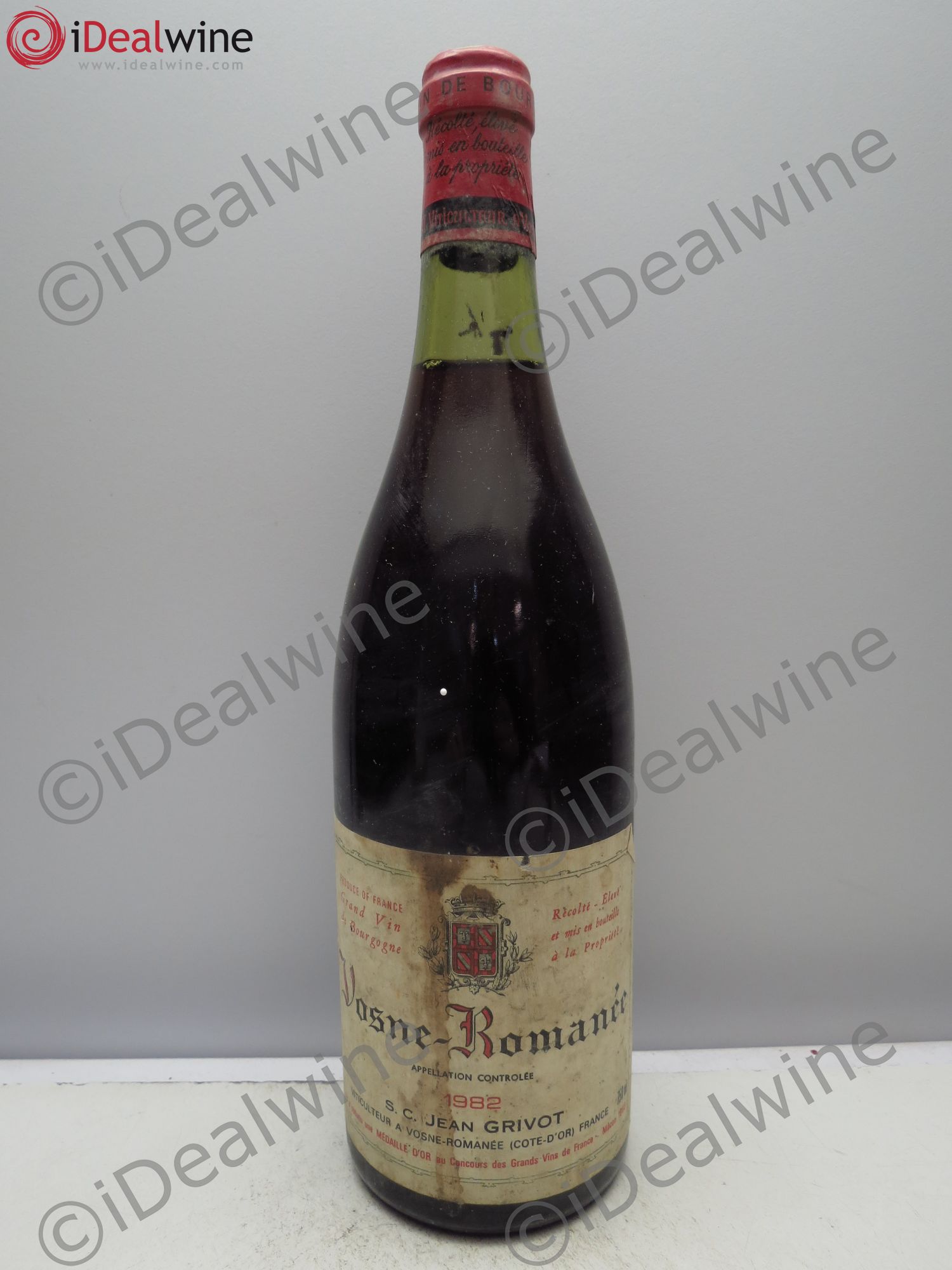 Vosne-Romanée Jean Grivot 1982 - Lot de 1 bouteille - 0