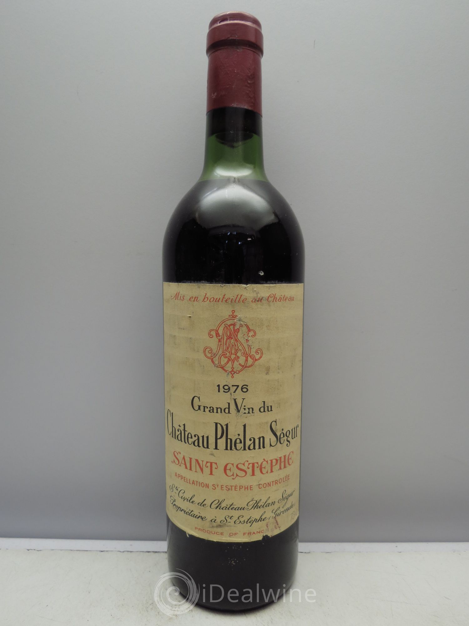 Château Phélan Ségur 1976 - Lot de 1 bouteille - 0