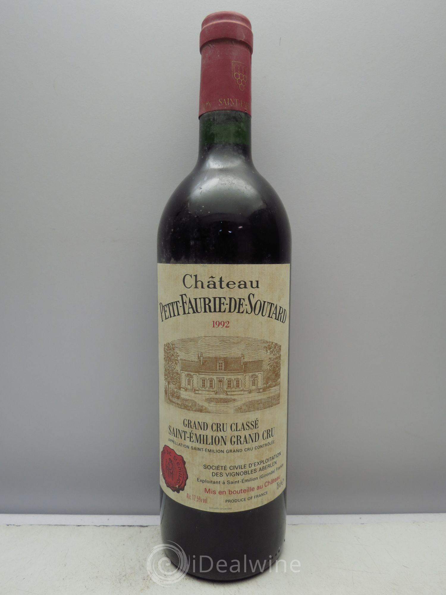 Château Petit Faurie de Soutard Grand Cru Classé 1992 - Lot de 1 bouteille - 0