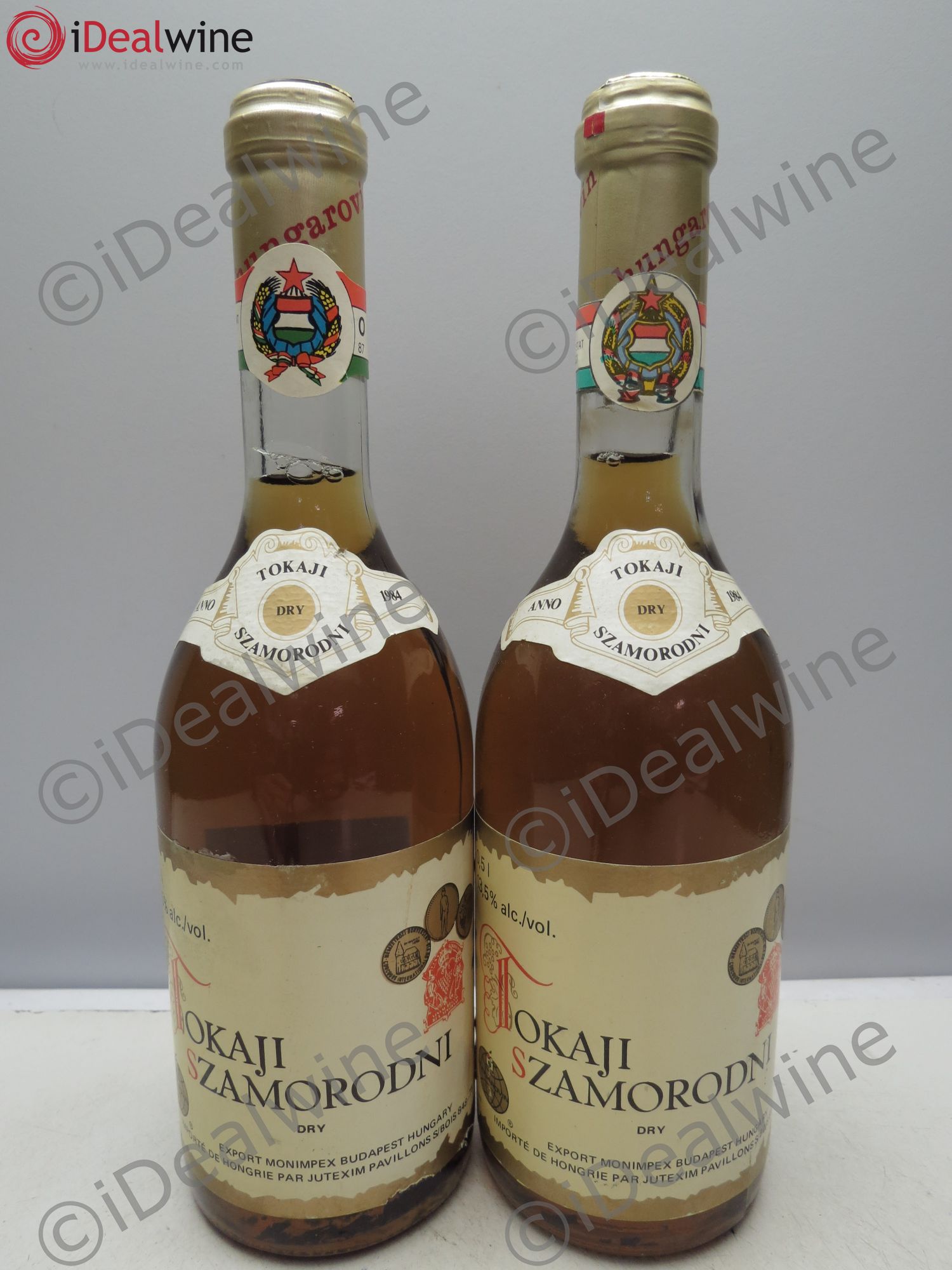 Tokaji 50cl Szamorodni Dry 1984 - Posten von 2 Flacons - 0