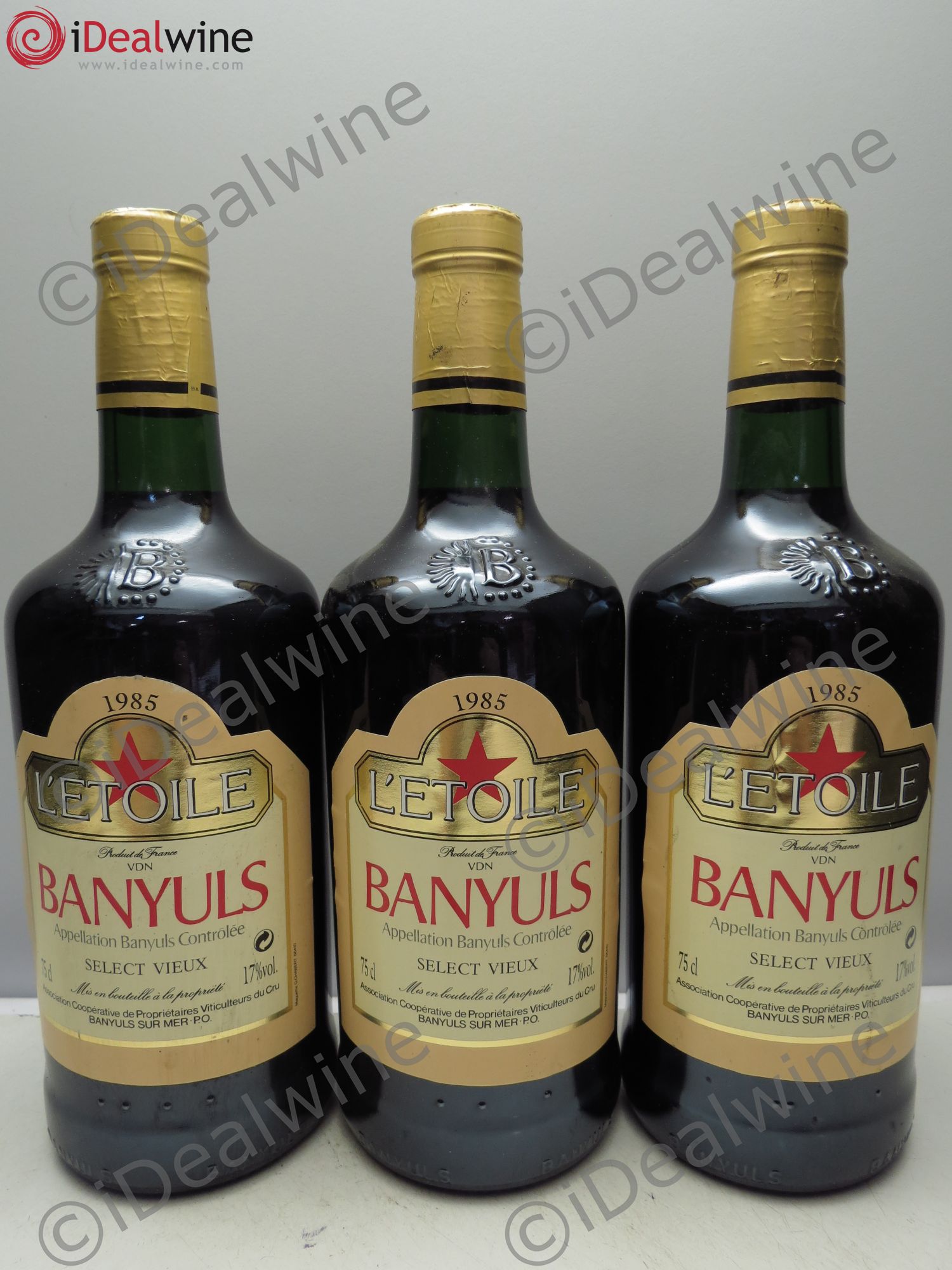 Banyuls L'Etoile 1985 - Posten von 3 Flaschen - 0