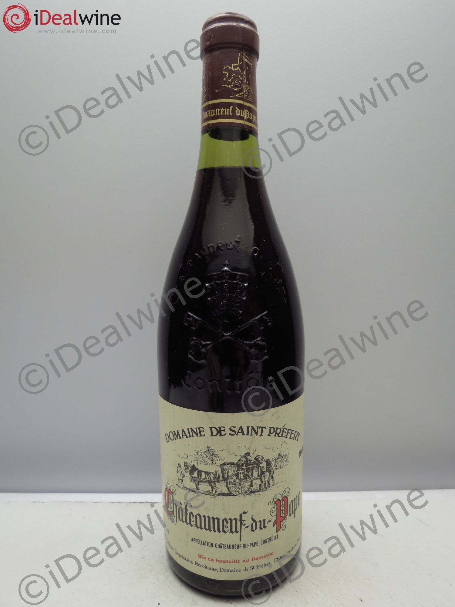 Châteauneuf-du-Pape Domaine Saint-Préfert 1985 - Lot de 1 bouteille - 0