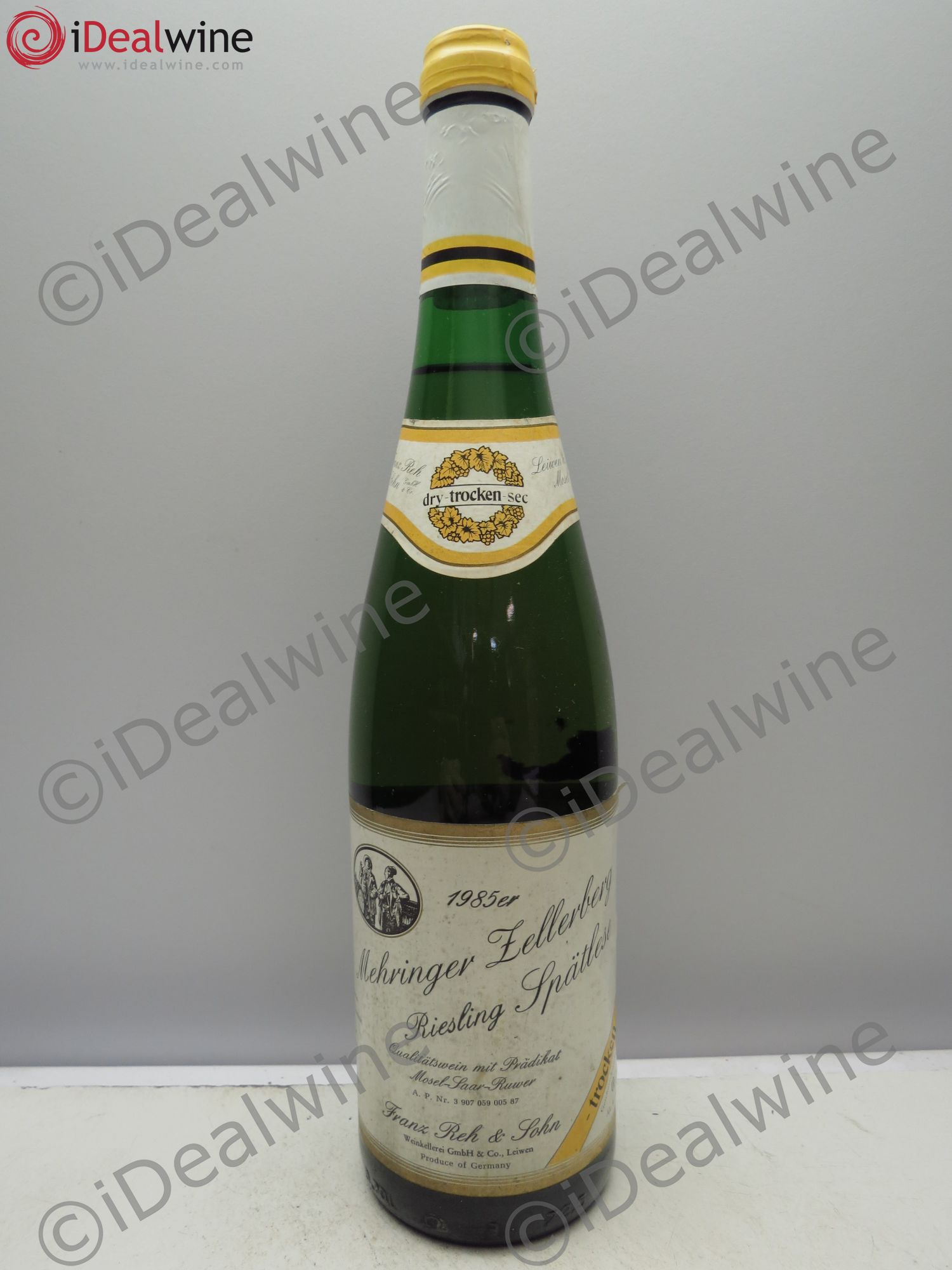 Riesling Mehringer Zellerberg Spätlese Franzreh & sohn 1985 - Lot of 1 bottle - 0