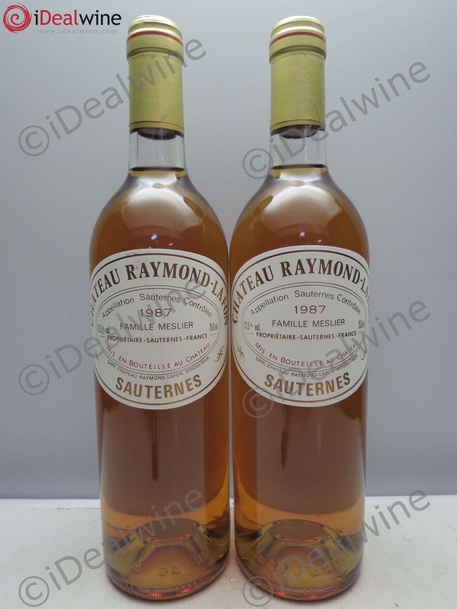 Château Raymond Lafon 1987 - Lotto di 2 bottiglie - 0