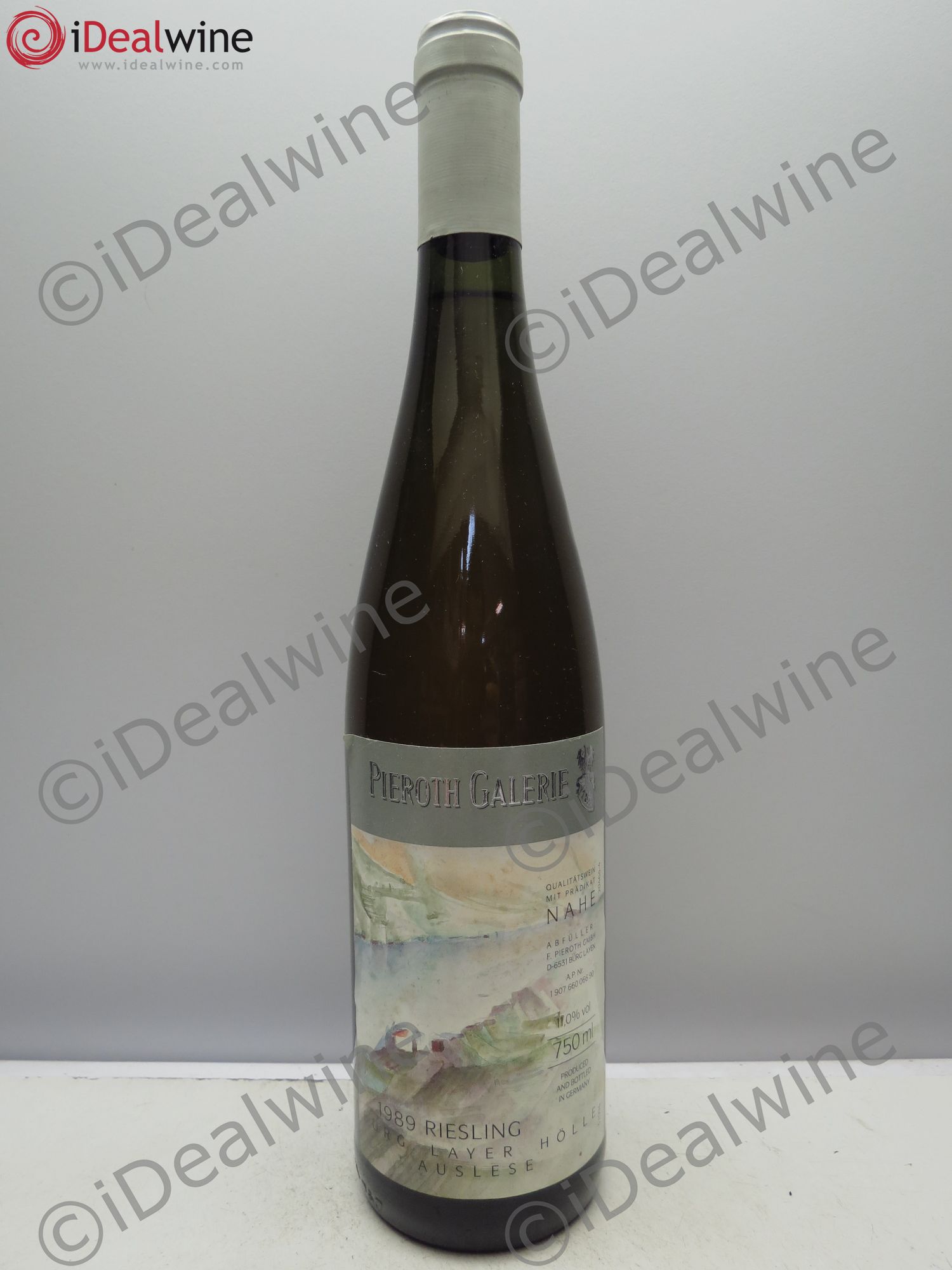Riesling Pieroth Galerie, prestige Burg Layer Hölle, Auslese 1989 - Posten von 1 Flasche - 0