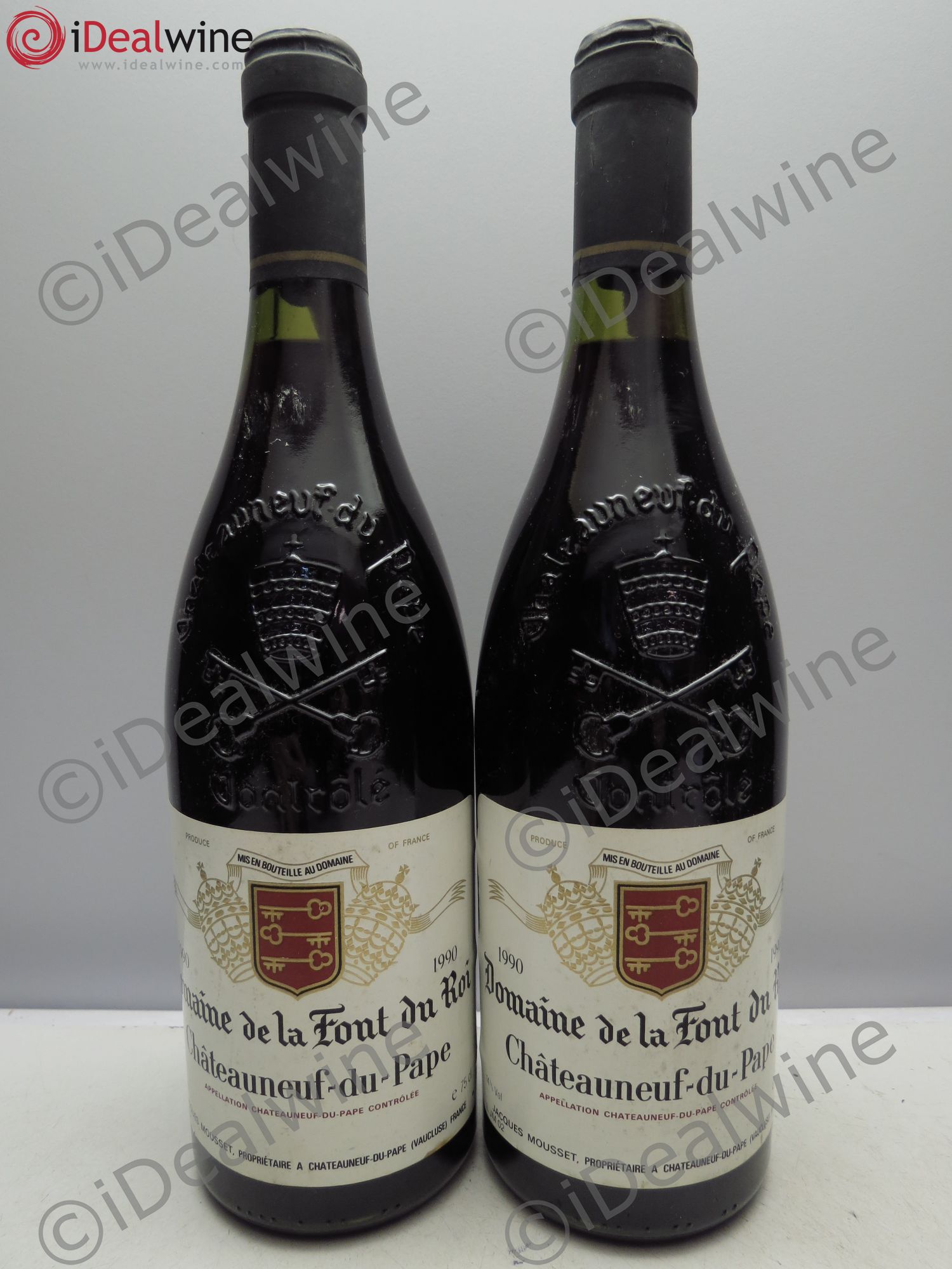 Châteauneuf-du-Pape Domaine de la Font du Roi 1990 - Lot de 2 bouteilles - 0