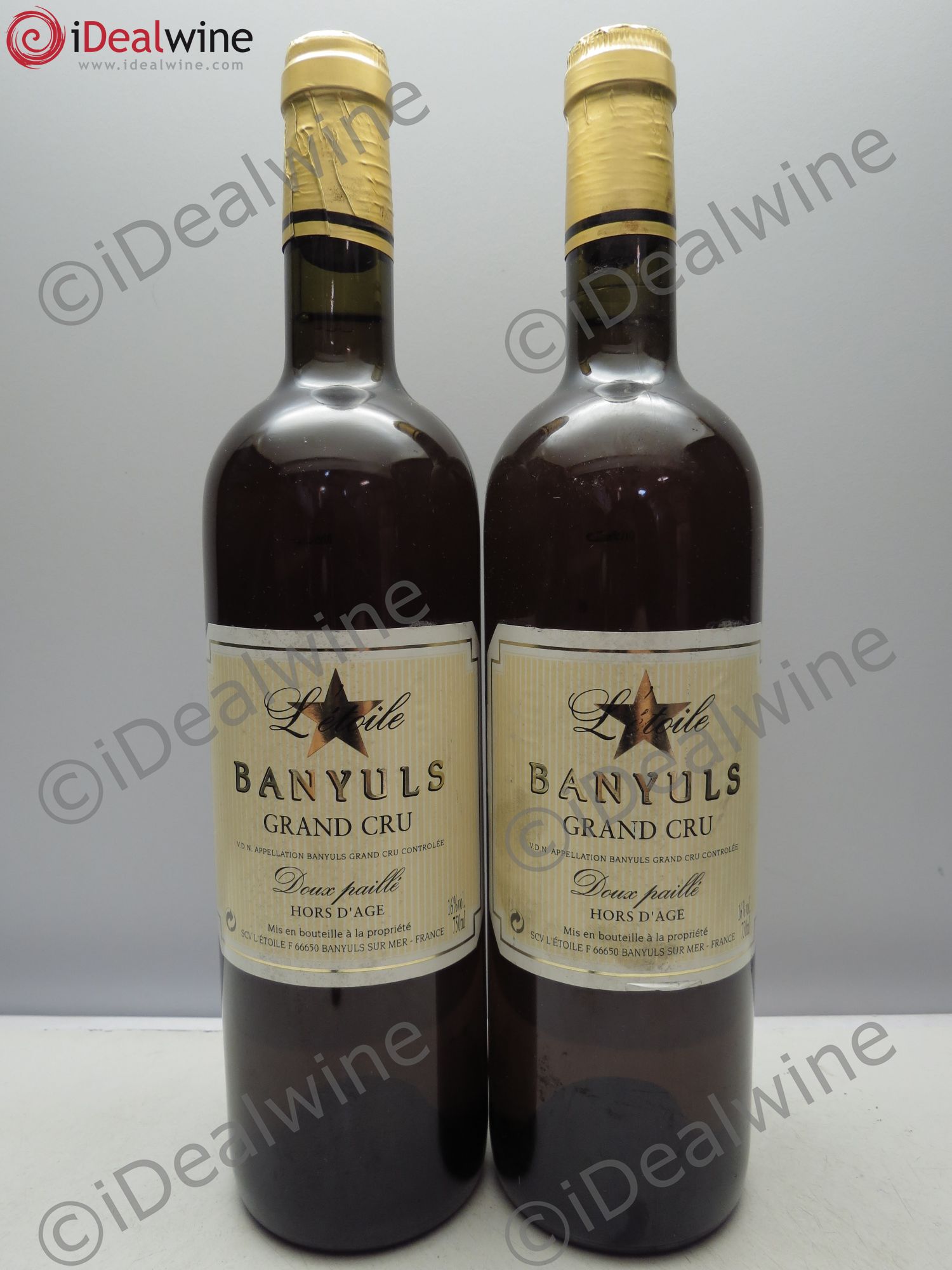Banyuls L'Etoile Hors d'Age Doux Paillé - Posten von 2 Flaschen - 0